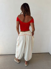 Load image into Gallery viewer, Touchdown Joggers//Cream (Ships 10/10)
