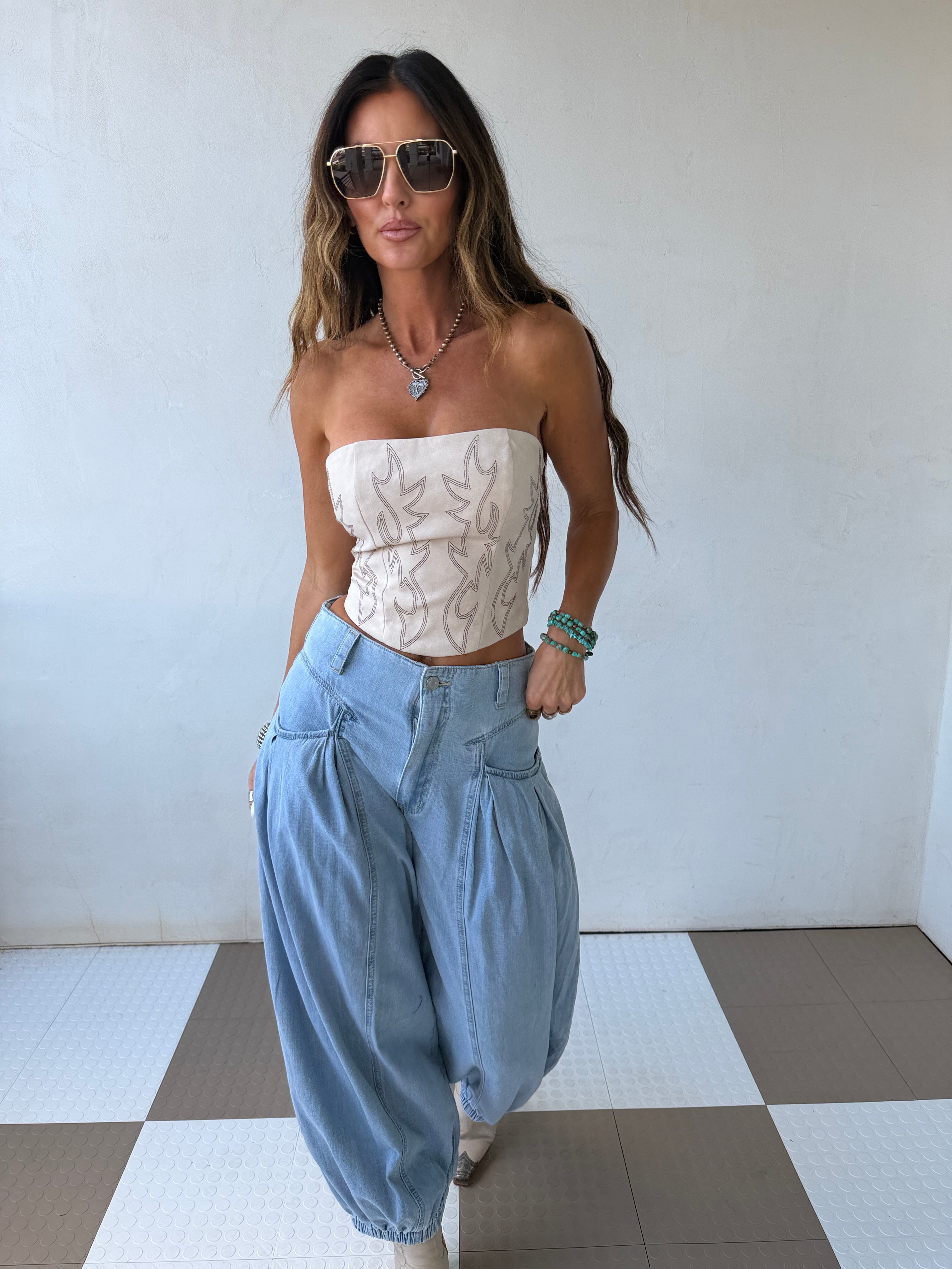 Ladies Maid Corset Top