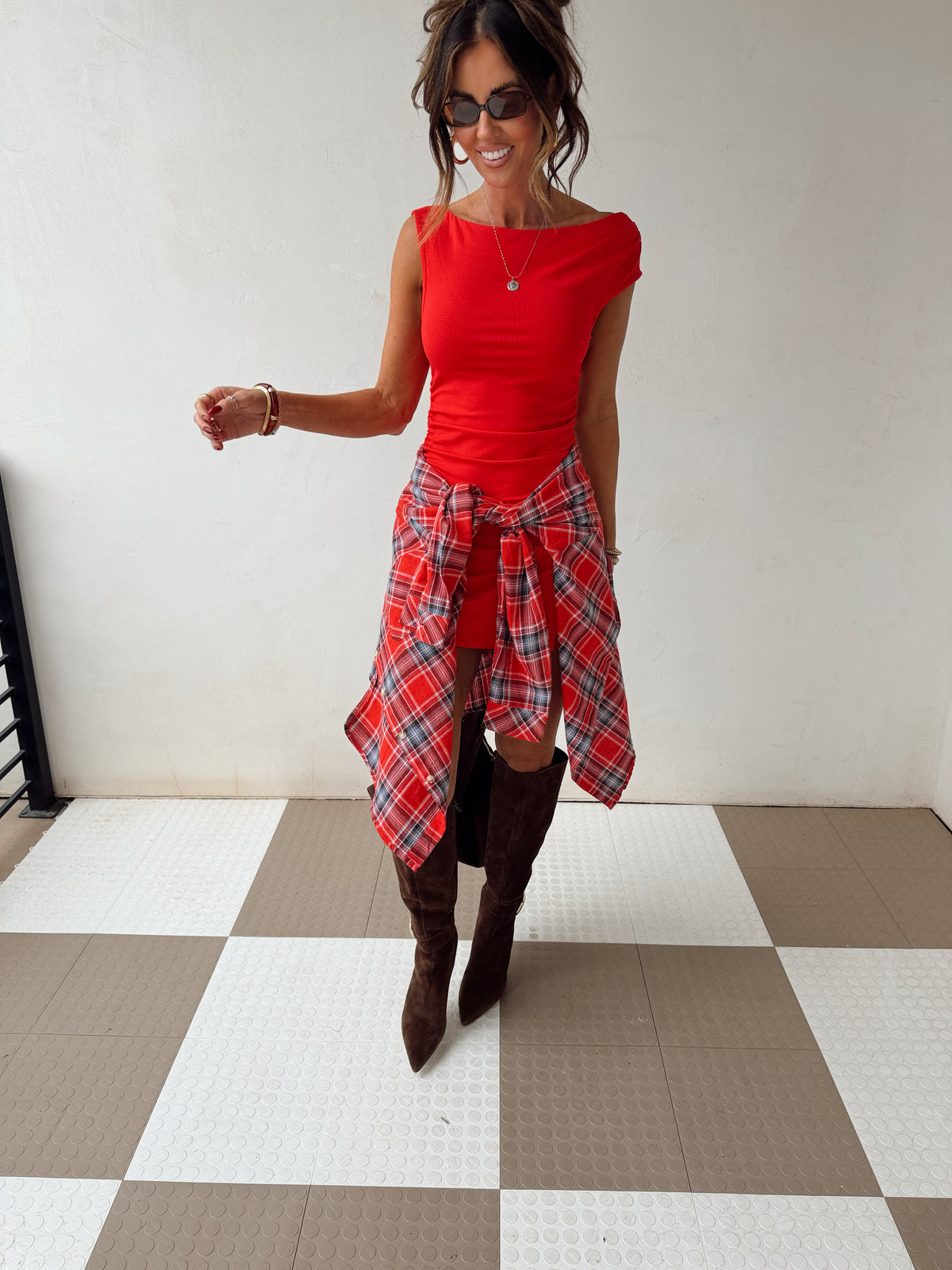 Rojo Shift Dress