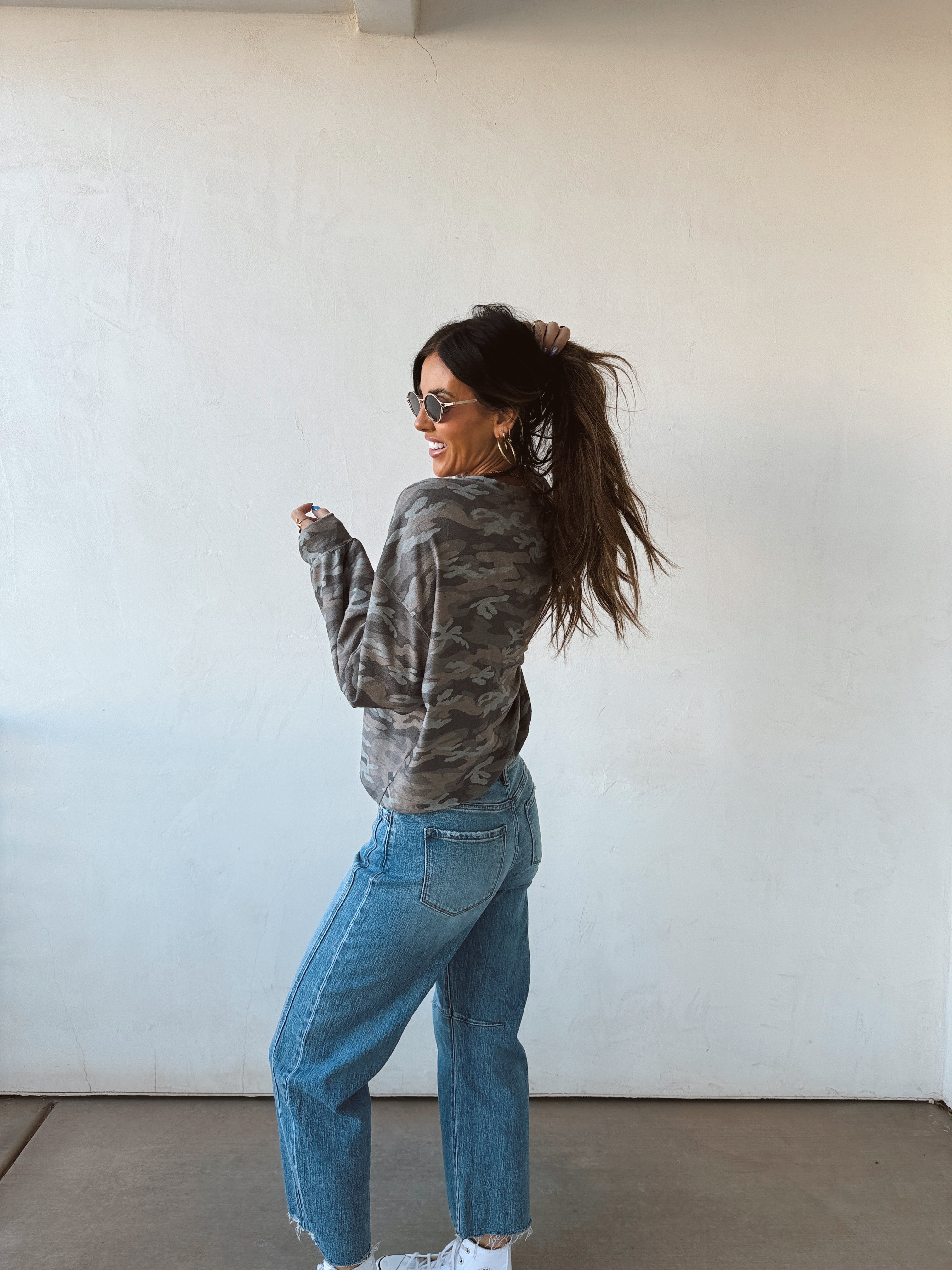 Rebel Camo Crewneck