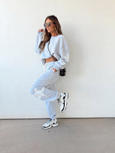 Load image into Gallery viewer, Varsity Sweat Set//Gray
