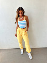 Load image into Gallery viewer, Bright Soul Sweatpants- Banana Taffy
