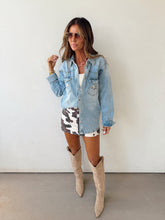 Load image into Gallery viewer, Trick Pony Denim Button Up
