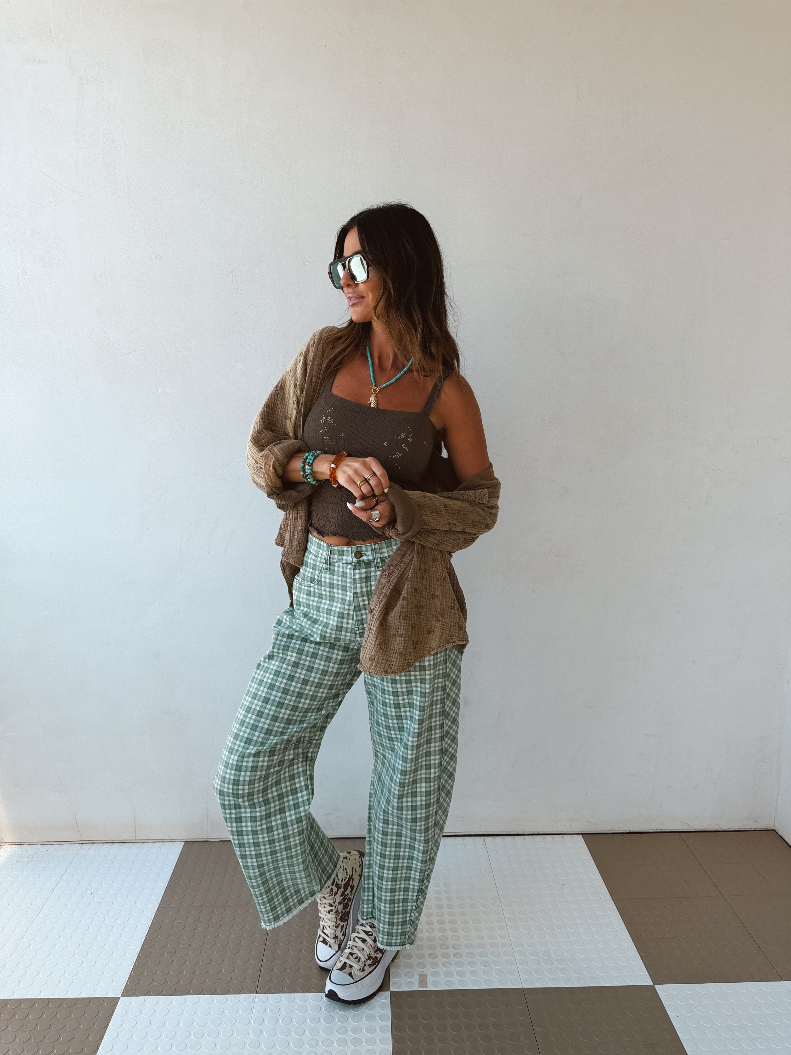 Gilmore Gingham Jeans