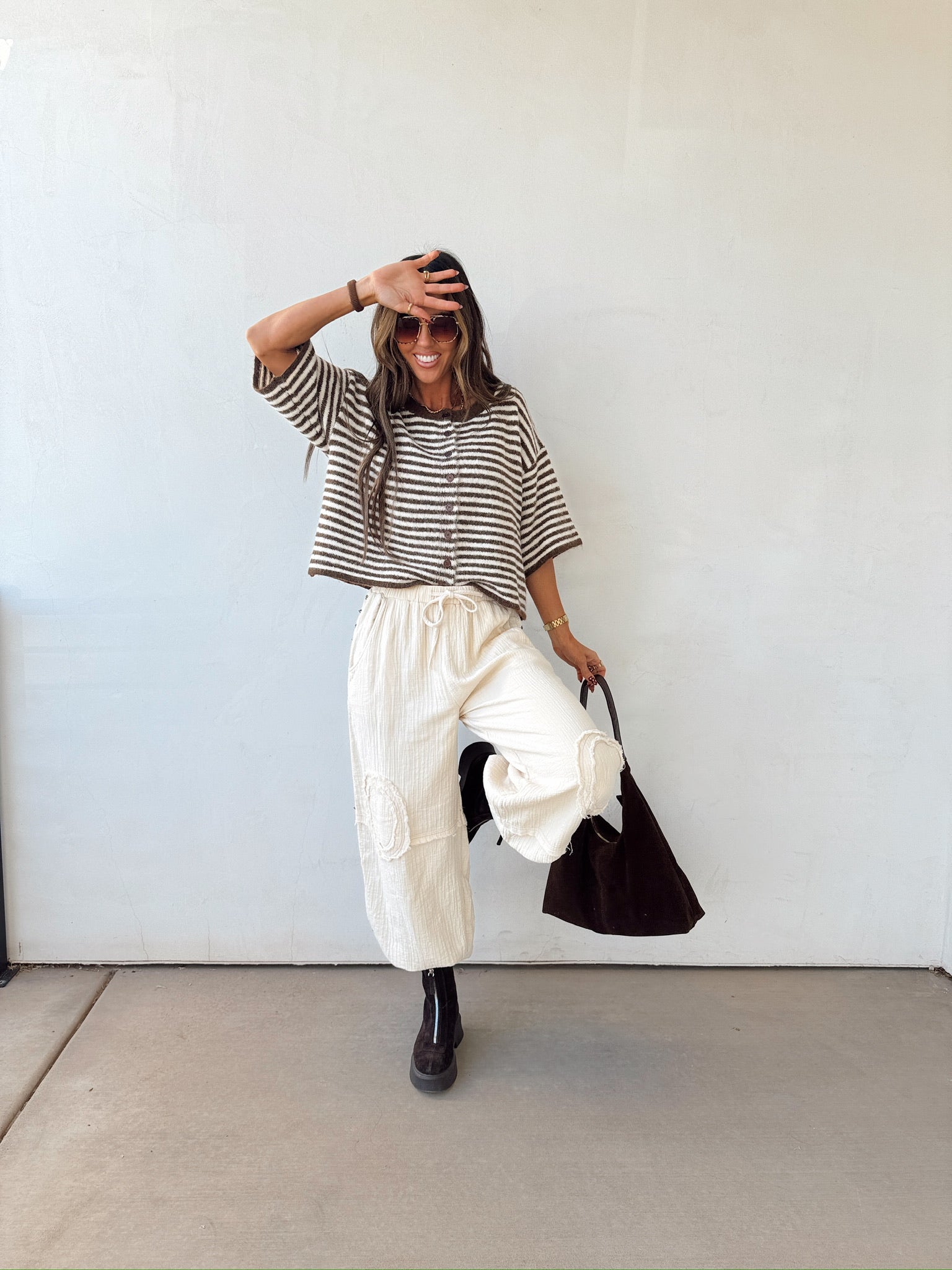 Hattie Studded joggers