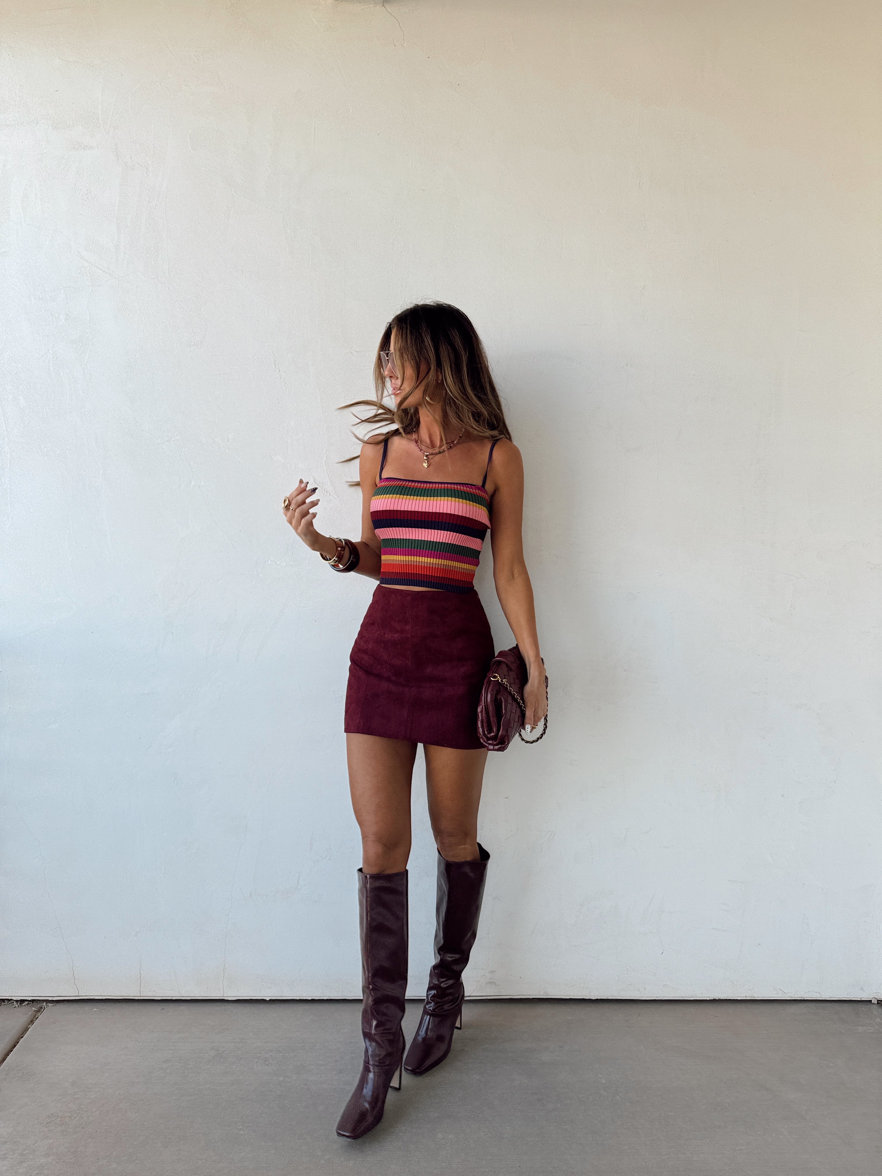Red Wine Supernova Skirt