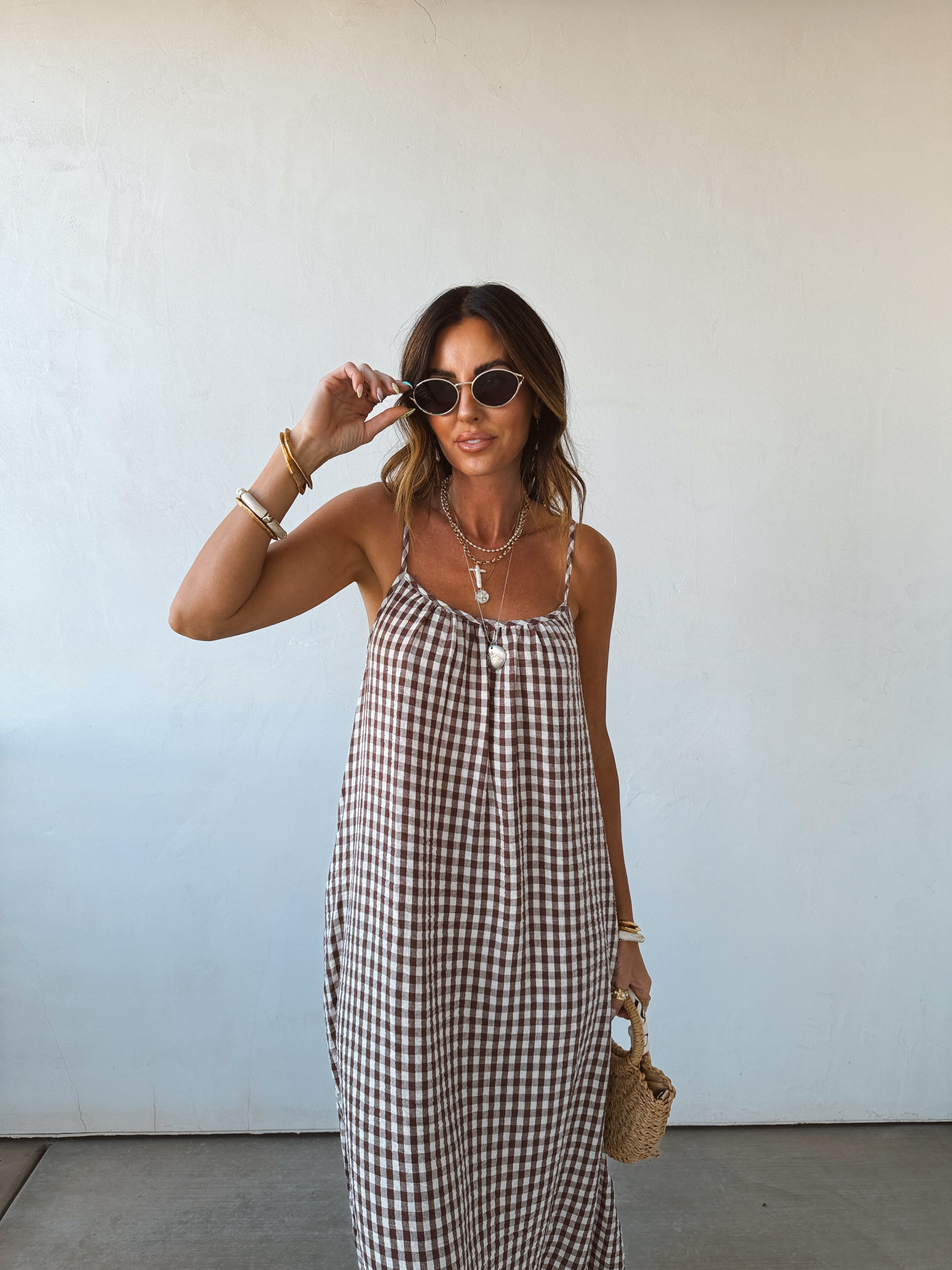 Girlfriend Gingham Dress