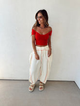 Load image into Gallery viewer, Touchdown Joggers//Cream (Ships 10/10)
