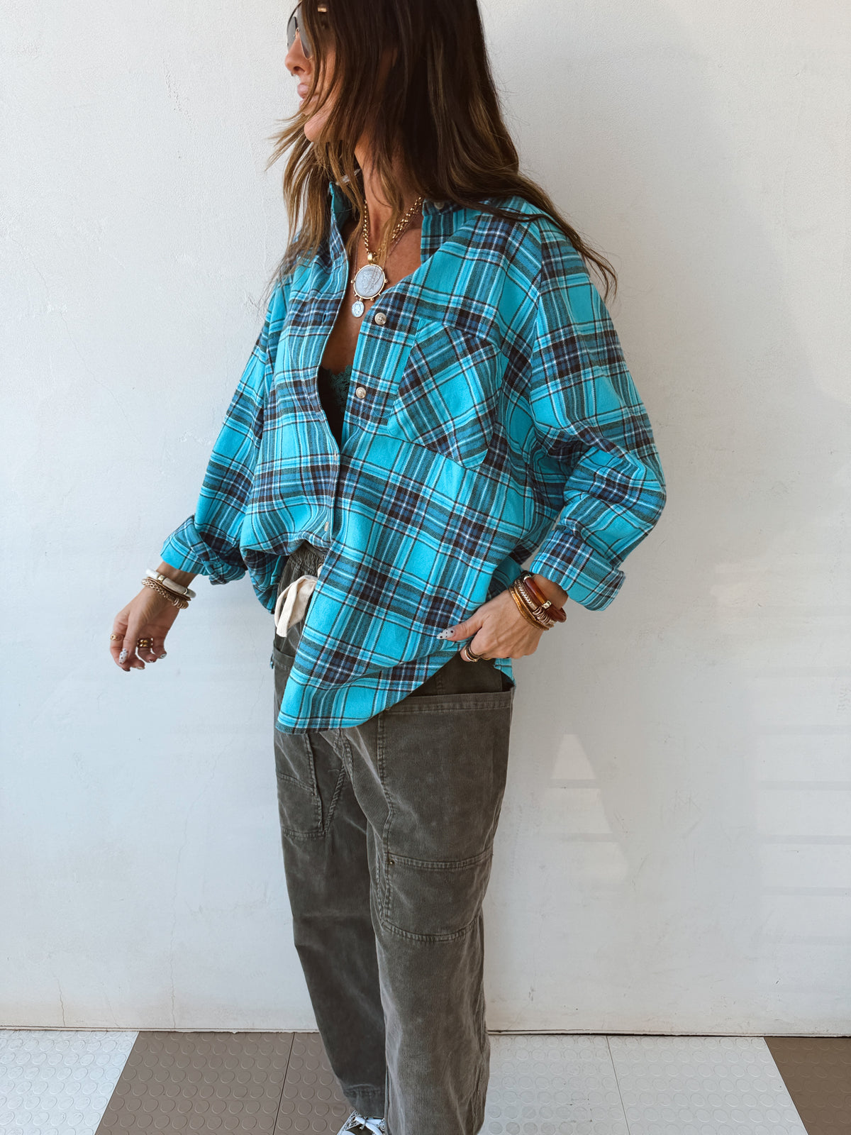 Orchard Flannel Top