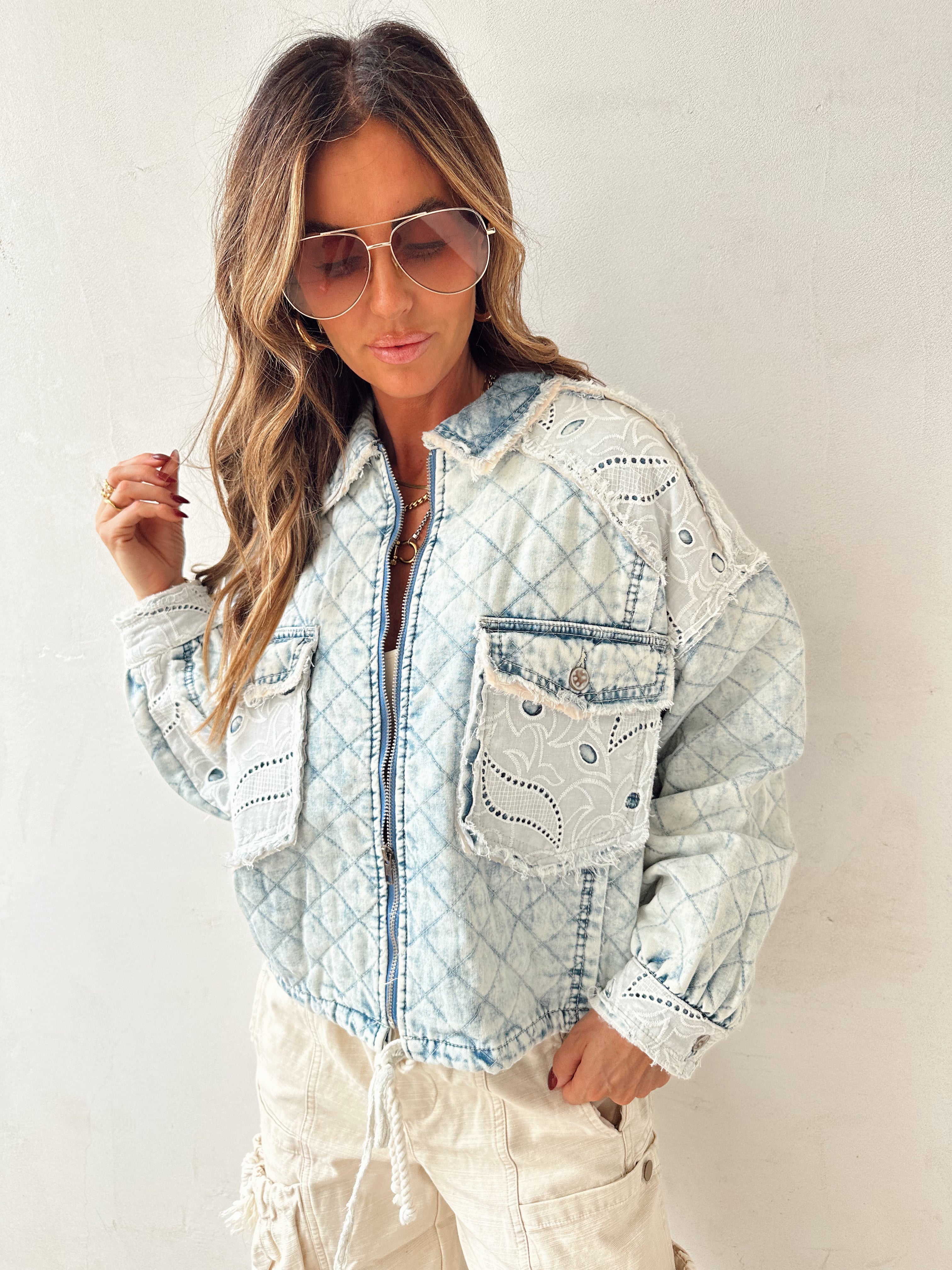 Laced in Blue Jacket