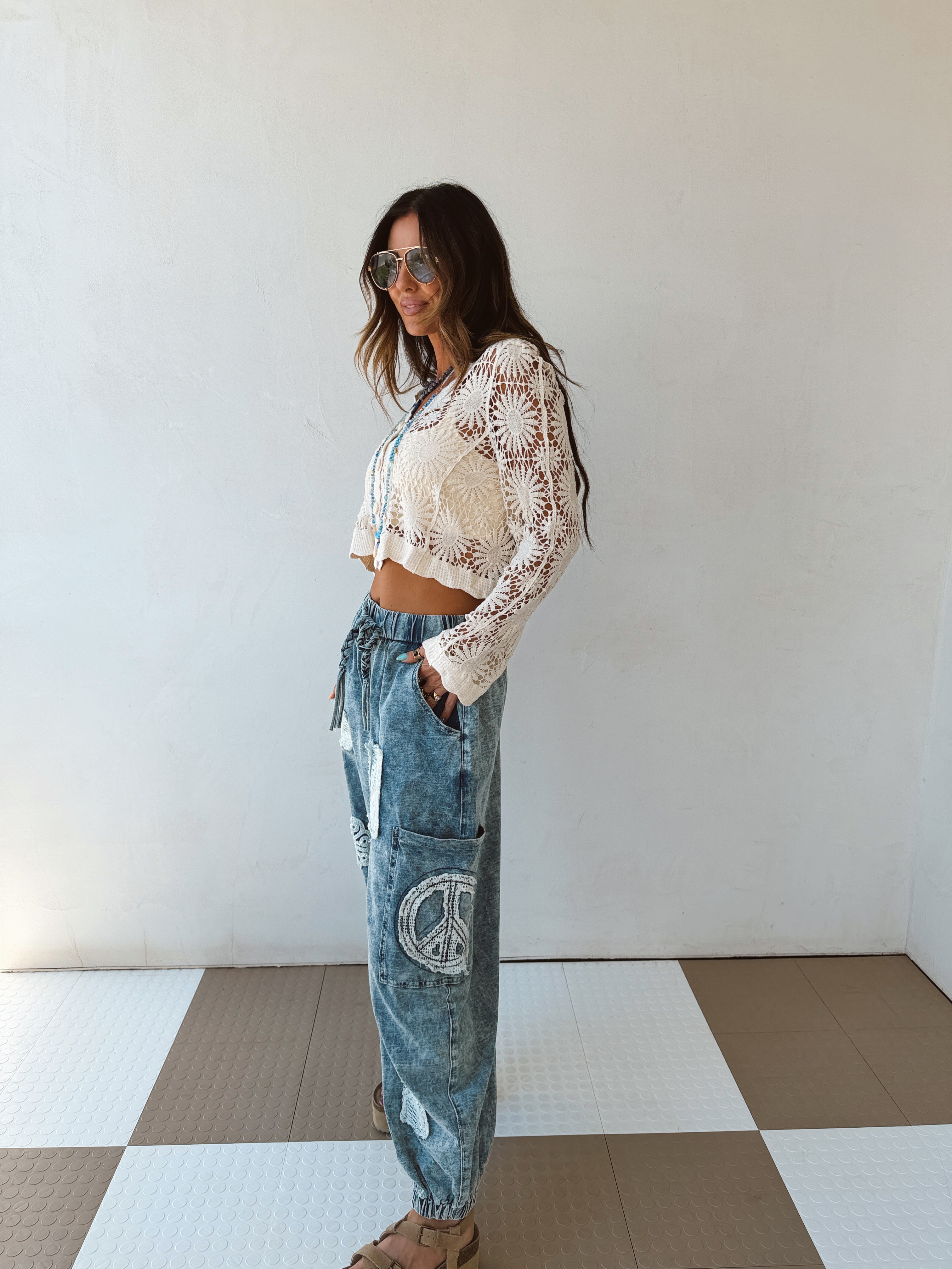 Macey Crochet Cardigan