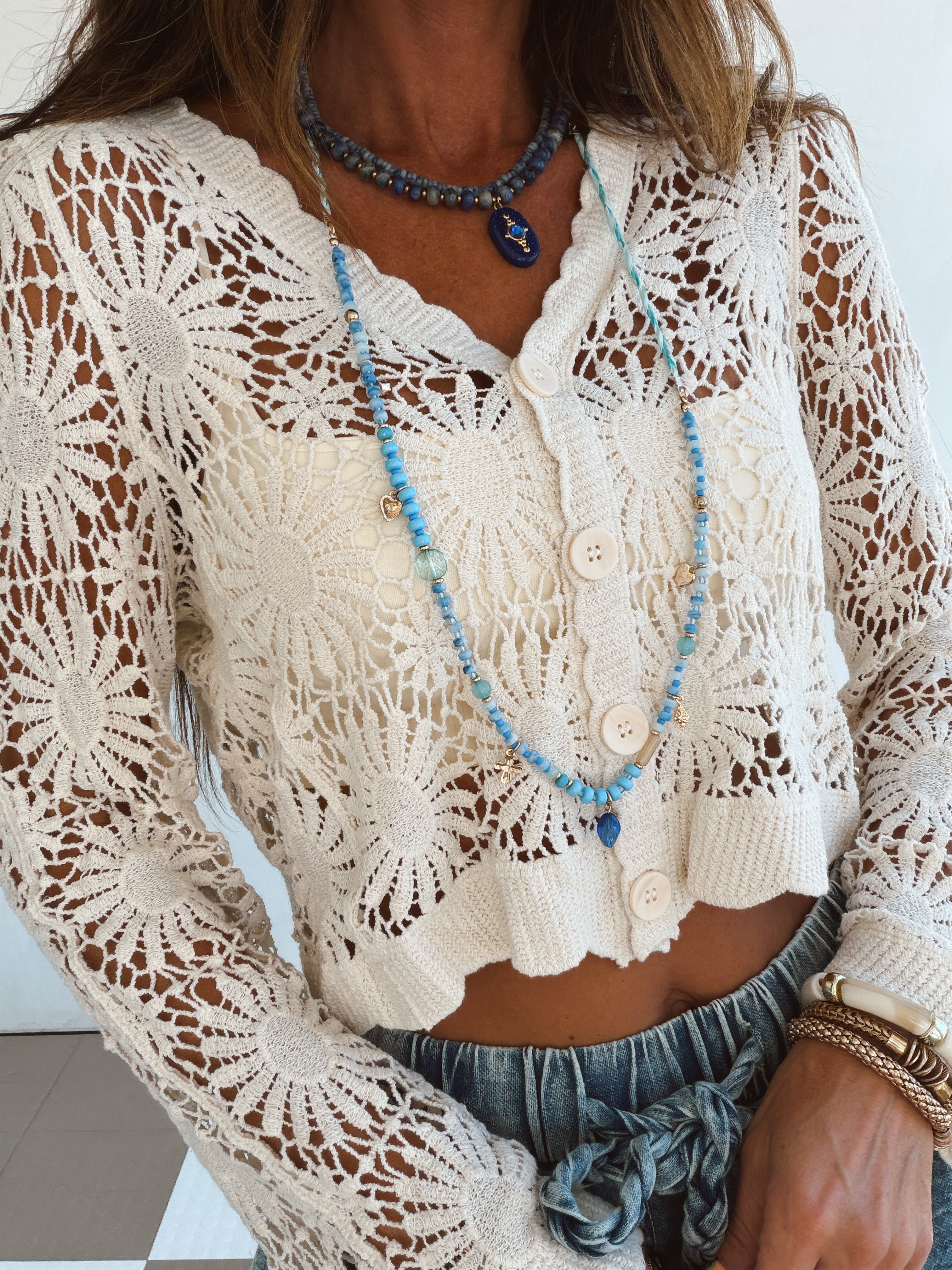 Macey Crochet Cardigan