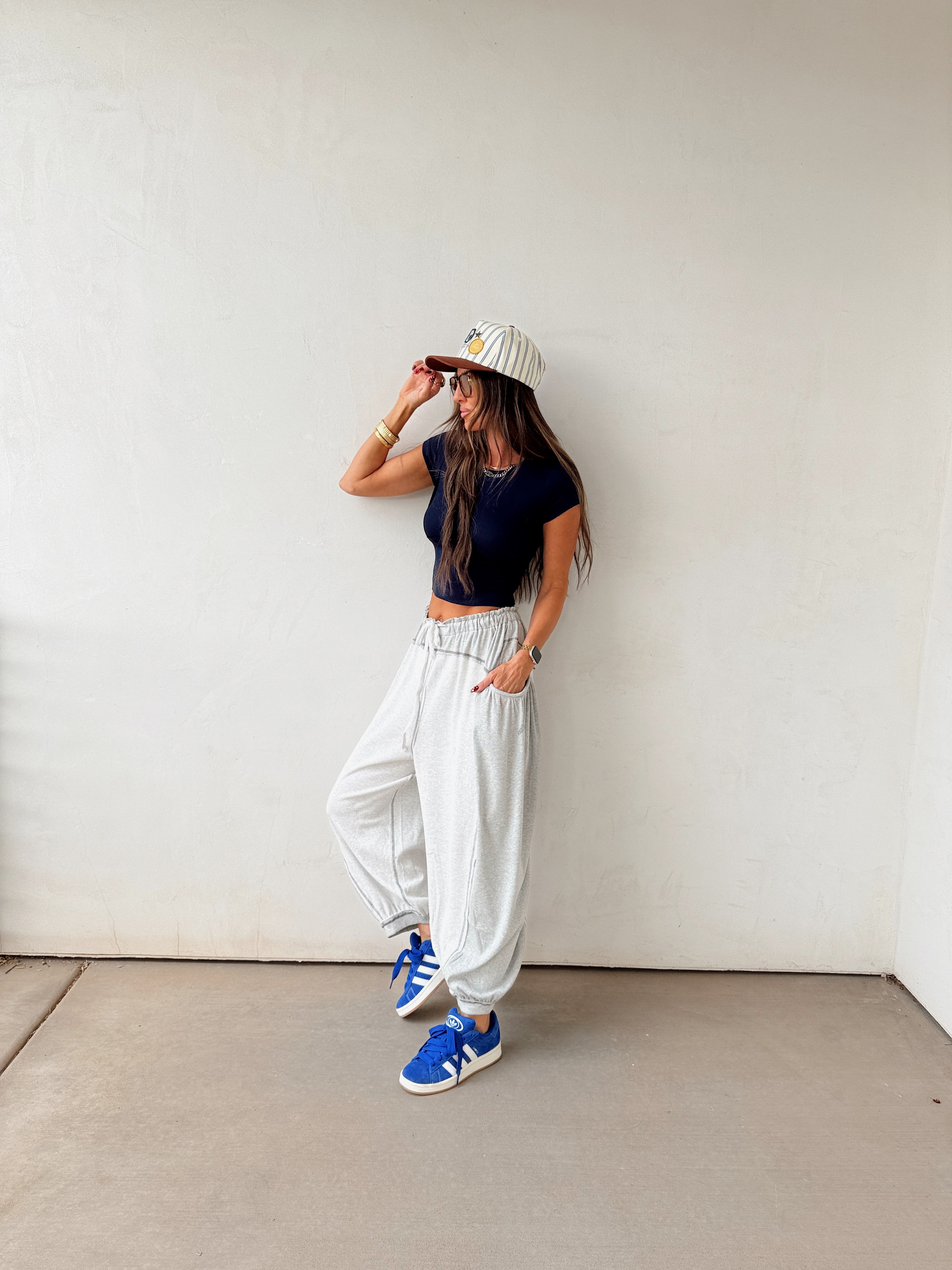 Hallie Top// Navy