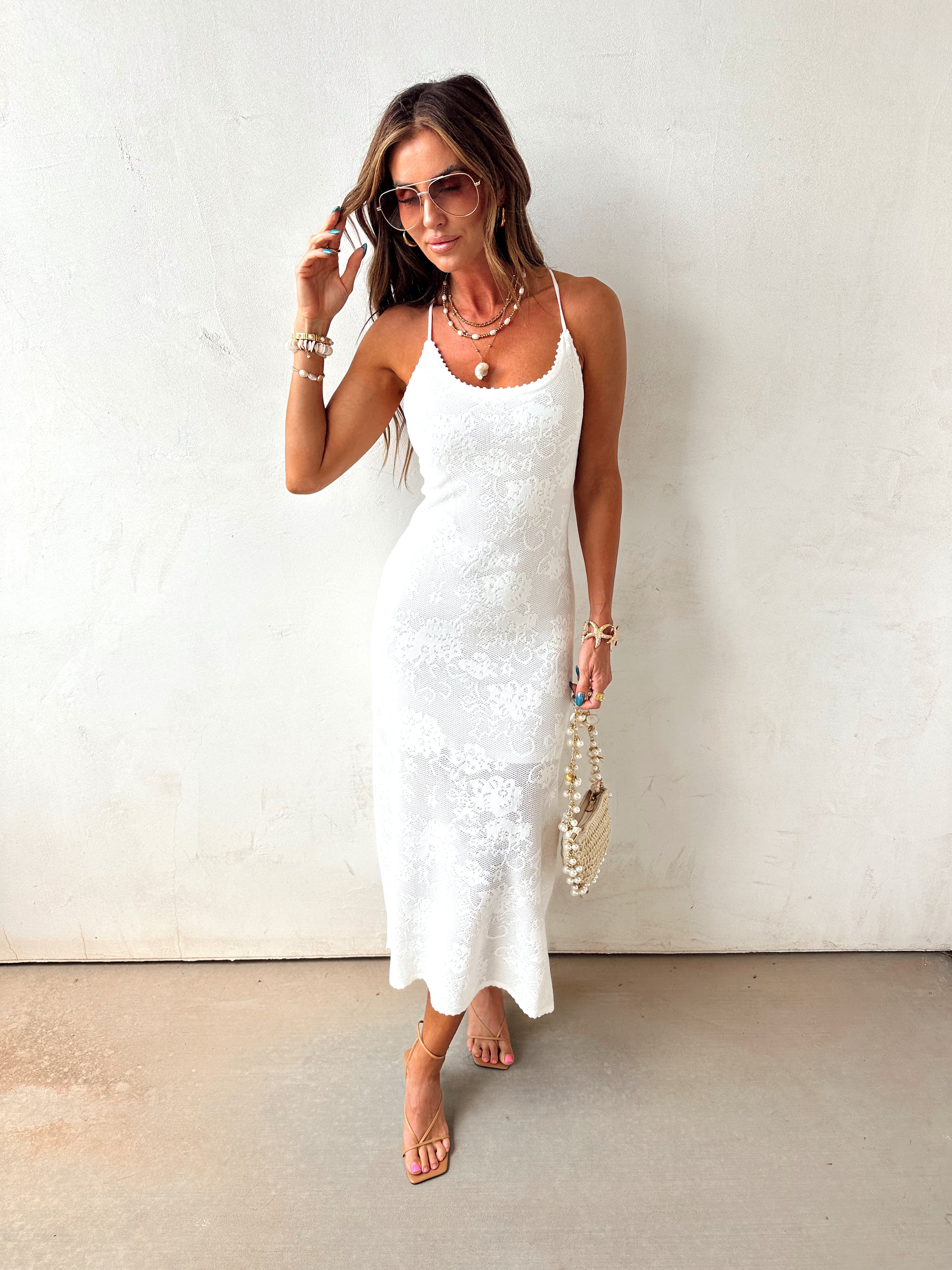 Golden Lining Maxi Dress