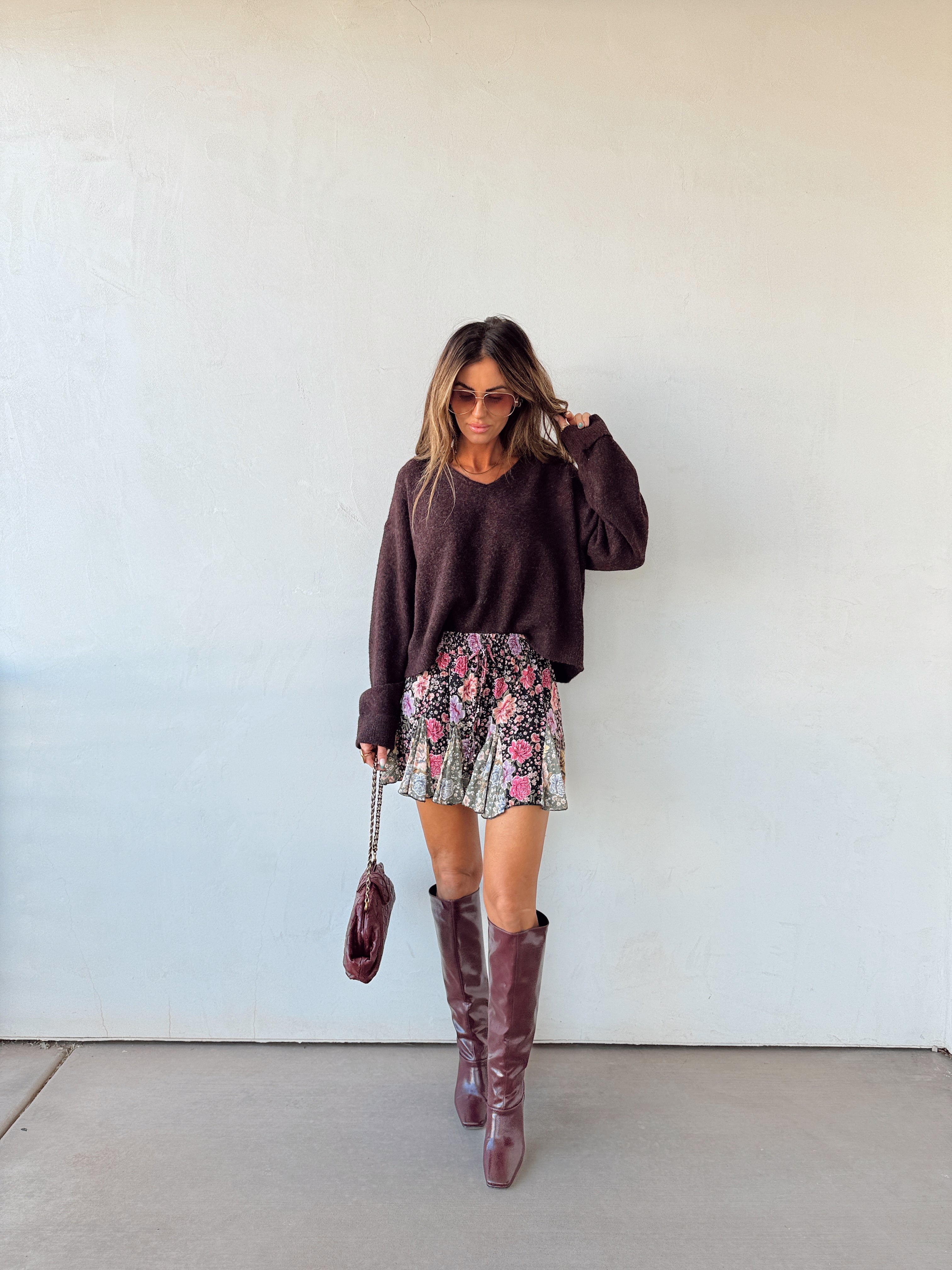 Lottie Sweater//Plum