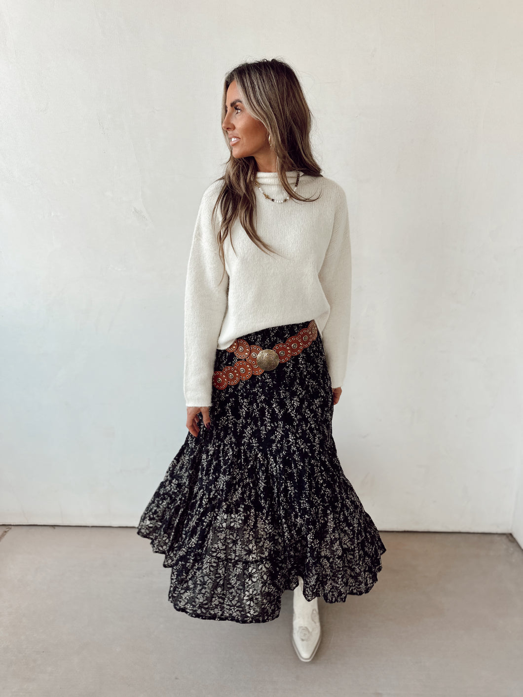 Joni Lace Maxi Skirt