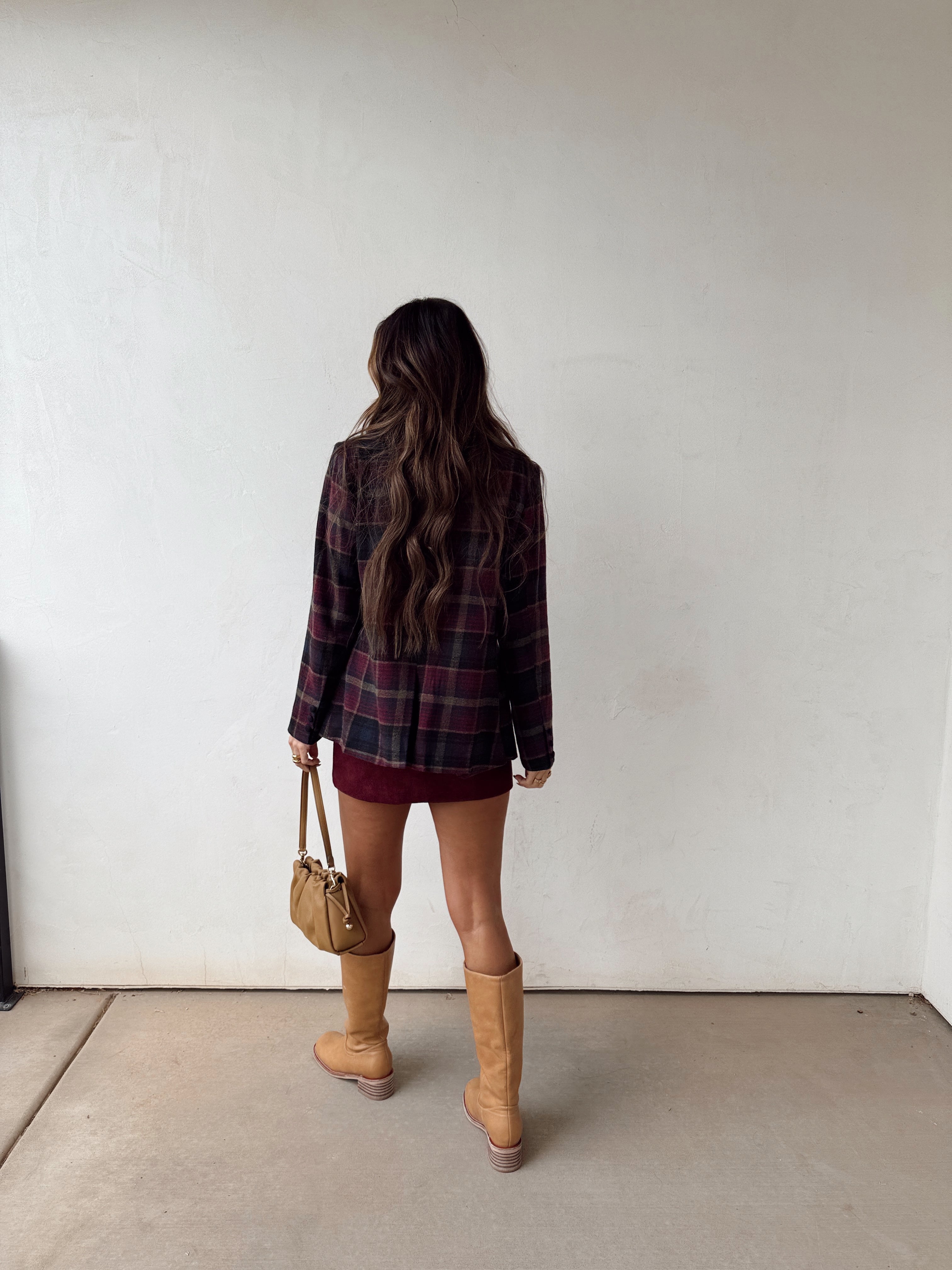 Plaid Schoolgirl Blazer