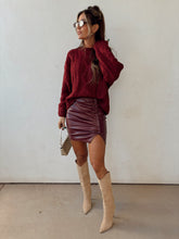 Load image into Gallery viewer, Merlot Charm Skirt
