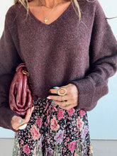Load image into Gallery viewer, Lottie Sweater//Plum
