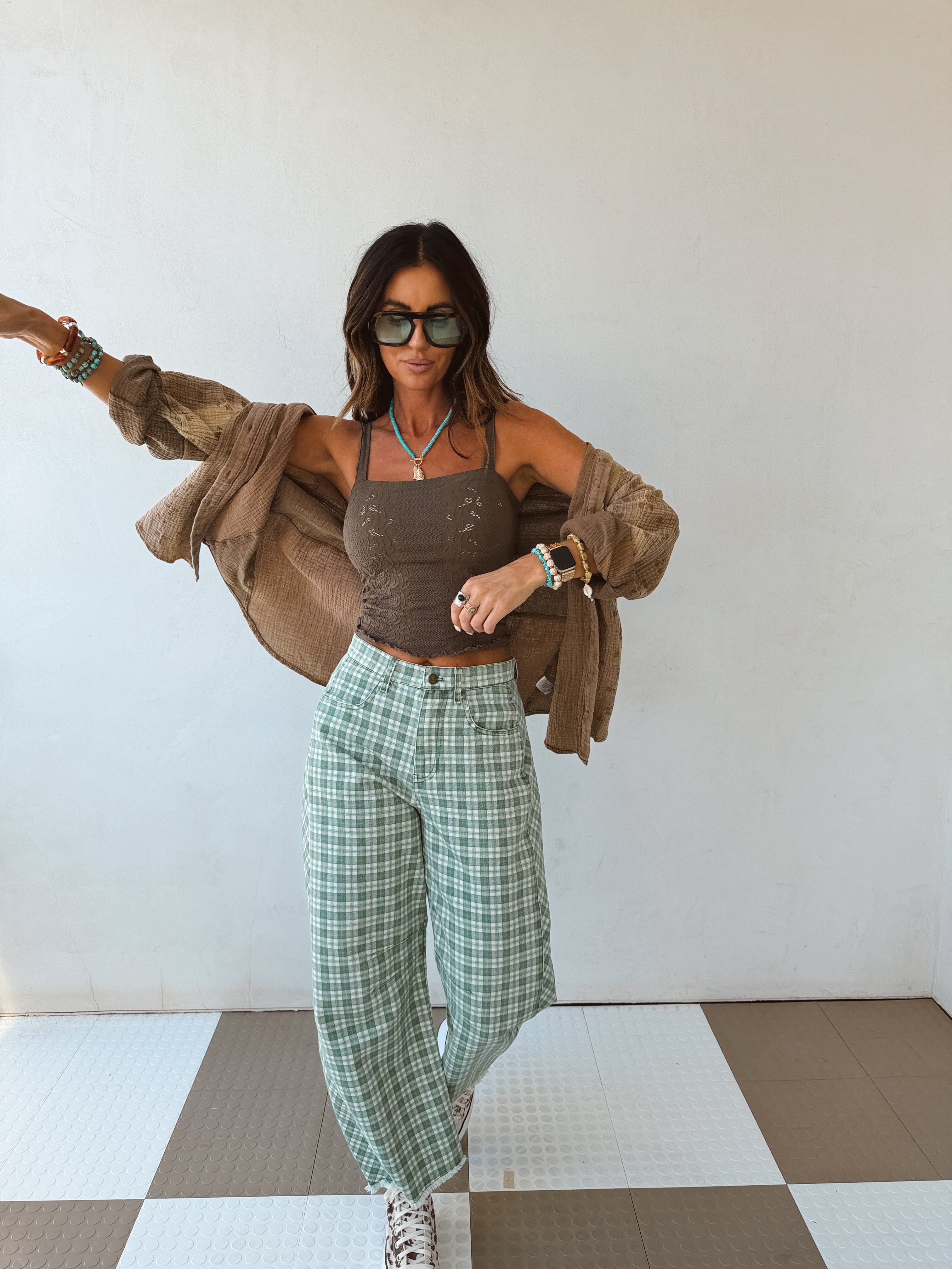Gilmore Gingham Jeans