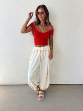 Load image into Gallery viewer, Touchdown Joggers//Cream (Ships 10/10)
