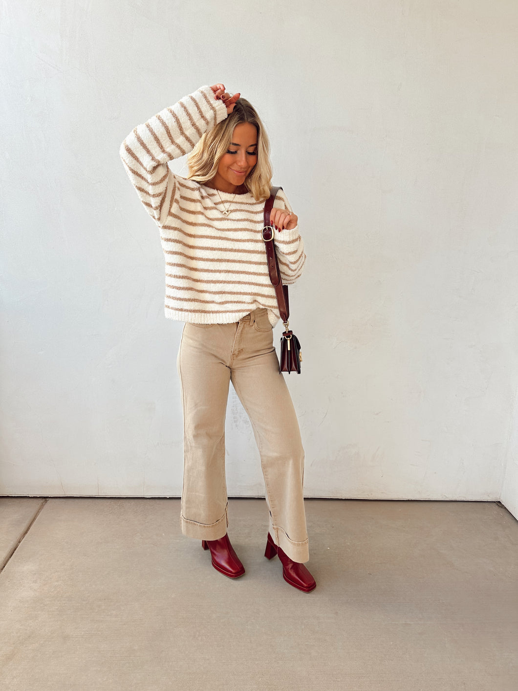 Suntan Stripes Sweater