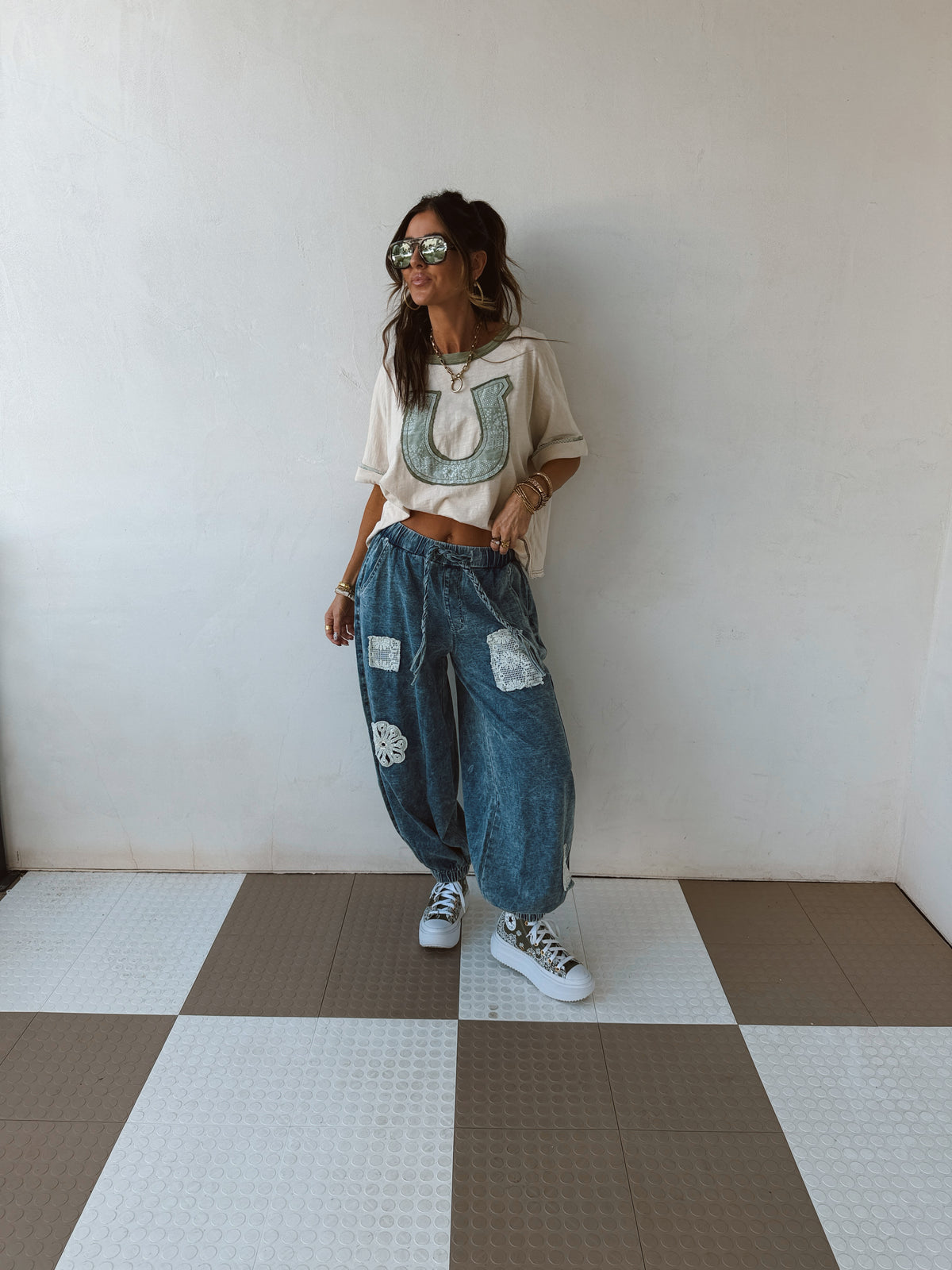 Woodstock Denim Joggers
