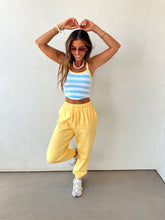Load image into Gallery viewer, Bright Soul Sweatpants- Banana Taffy
