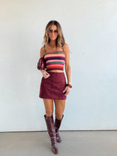 Load image into Gallery viewer, Red Wine Supernova Skirt
