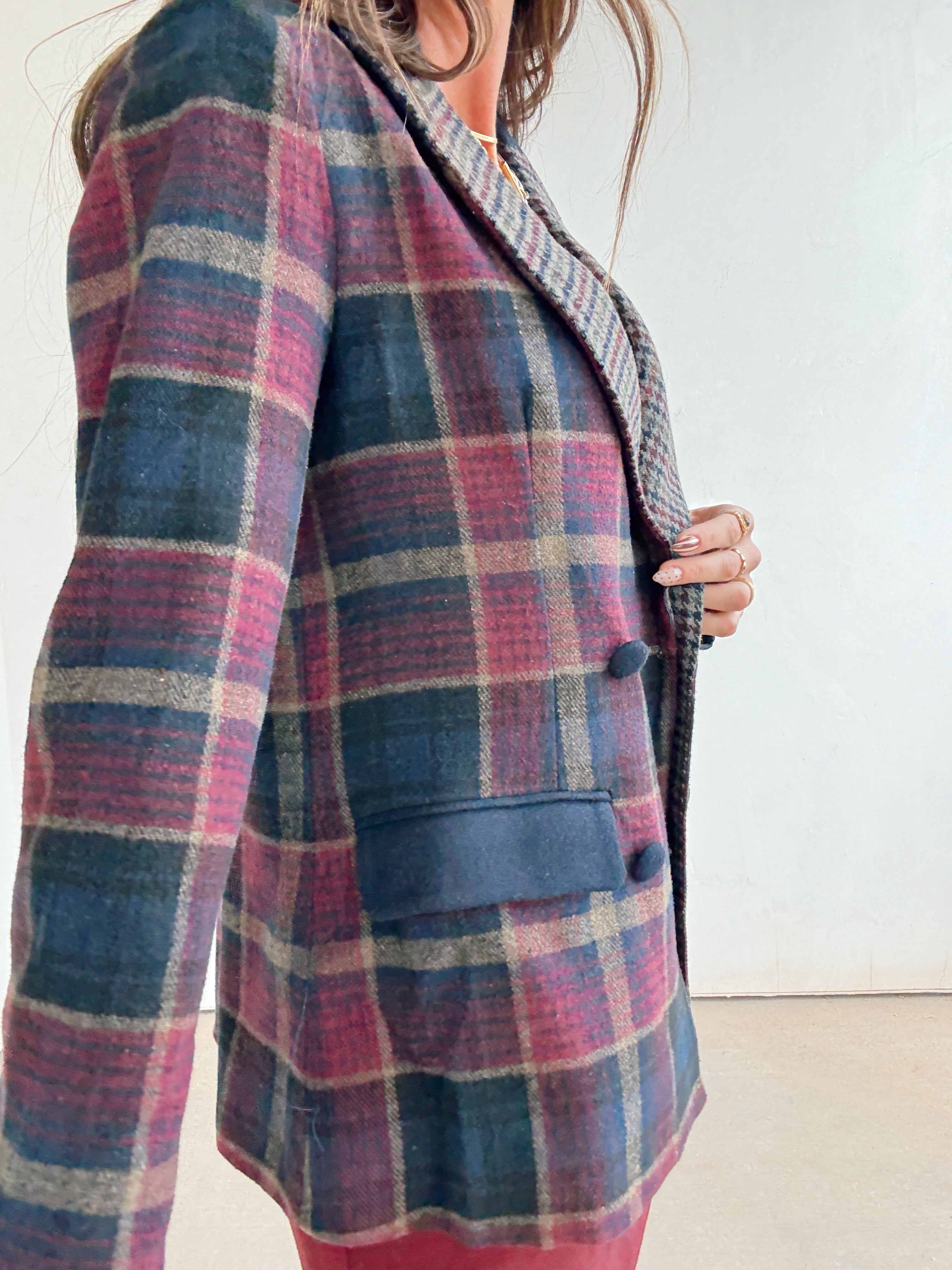 Plaid Schoolgirl Blazer