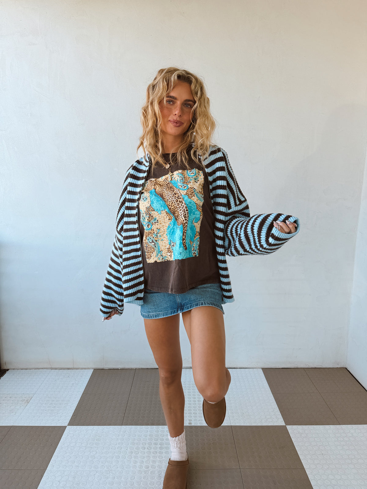 Zane Striped Zipup