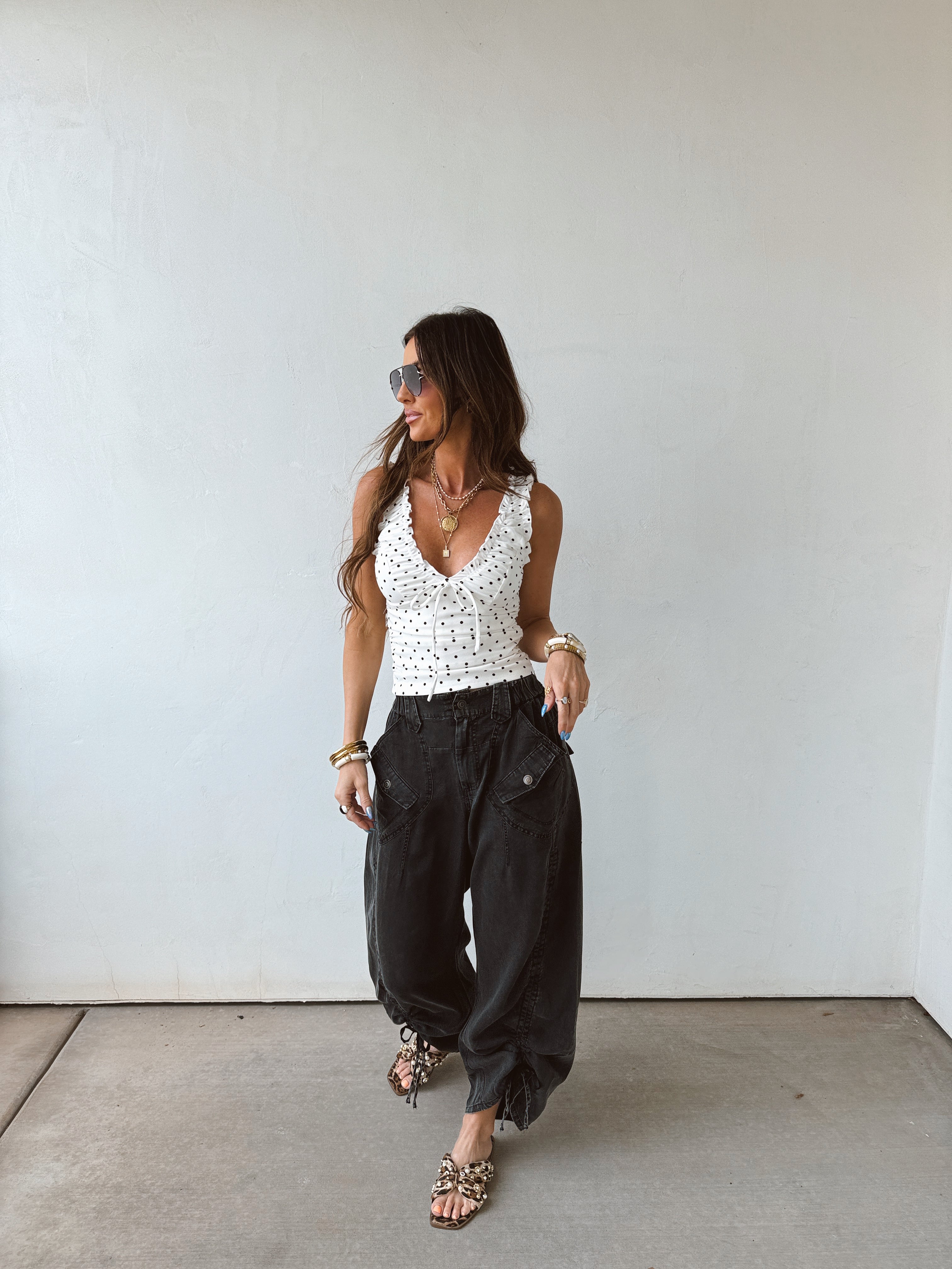 Josie Polka Dot Tank