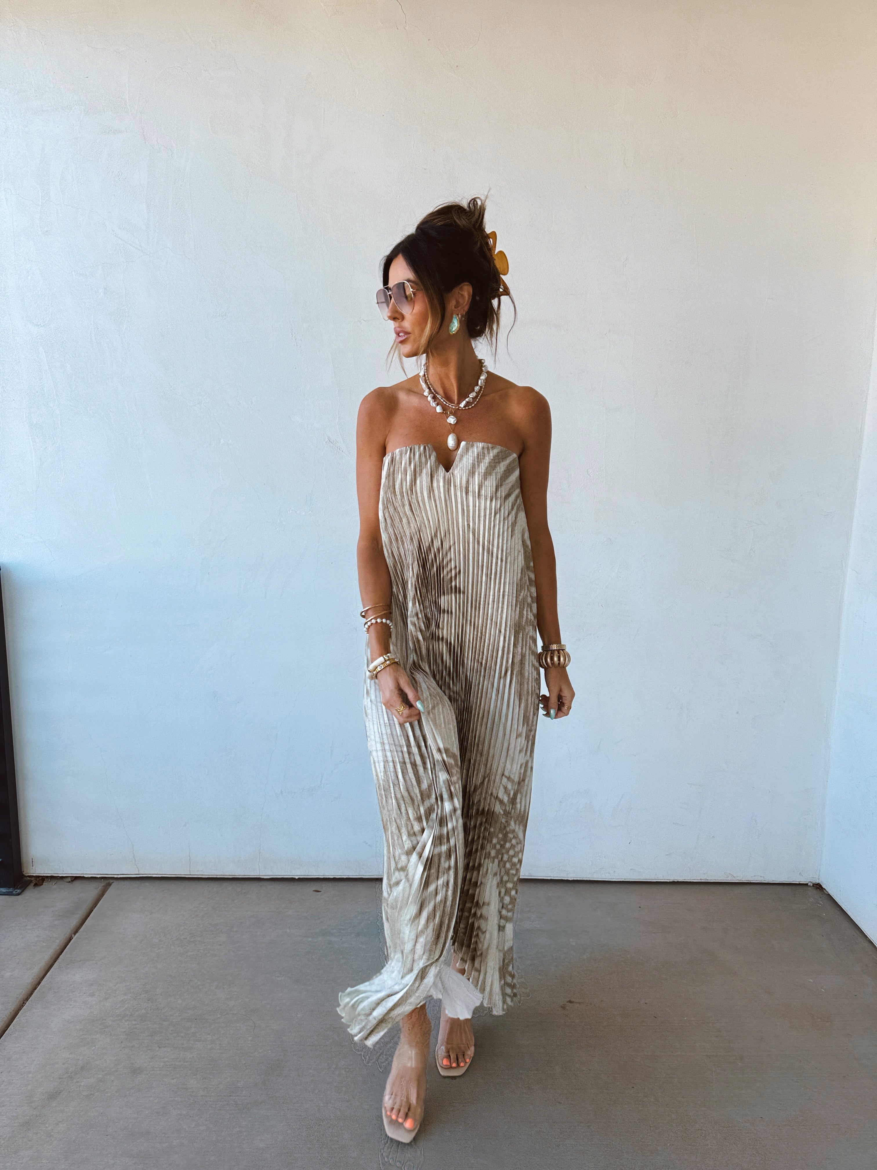 Sandstone Palm Dress