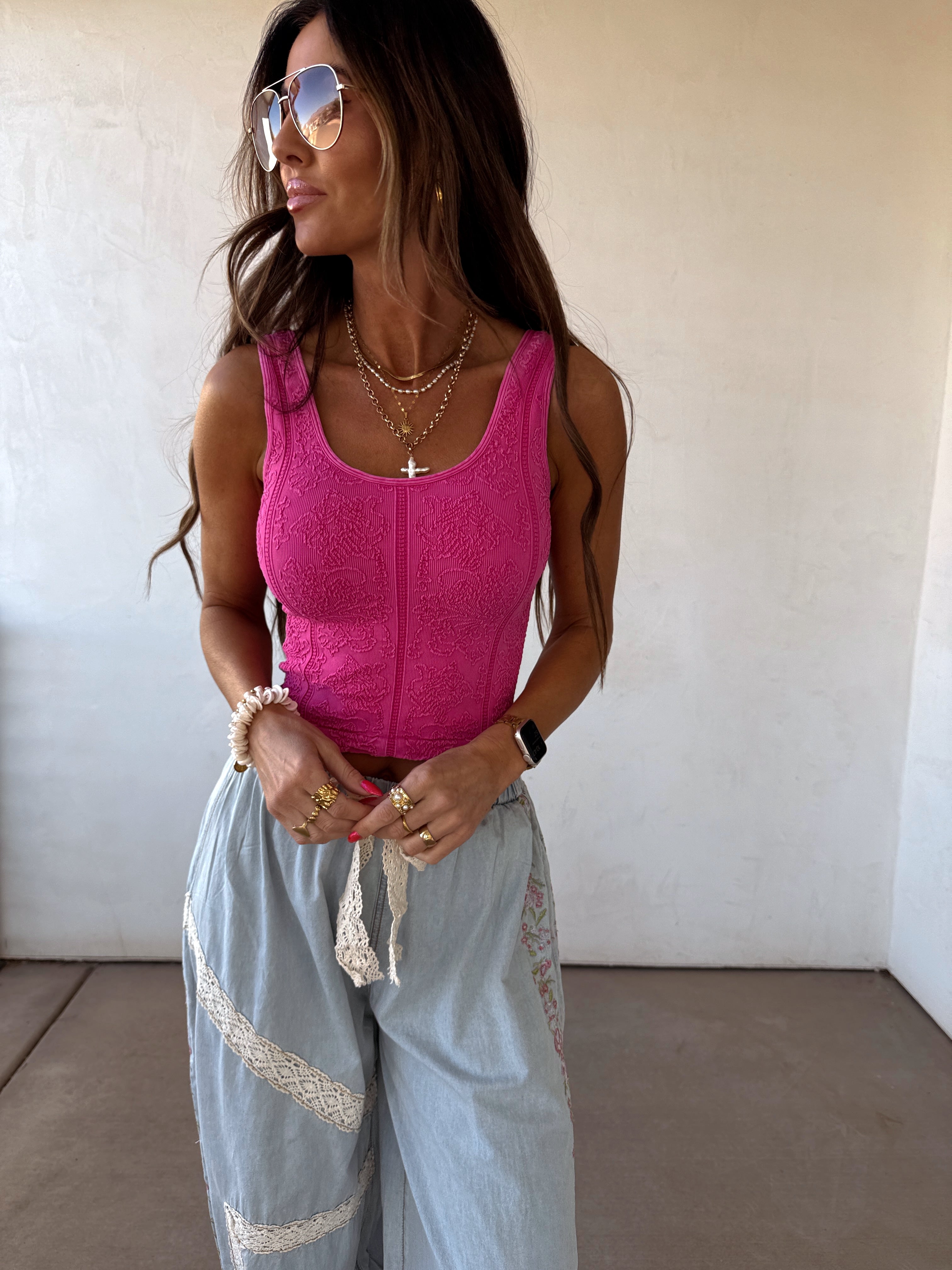 Pink Crush Reversible Tank