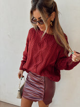 Load image into Gallery viewer, Merlot Charm Skirt
