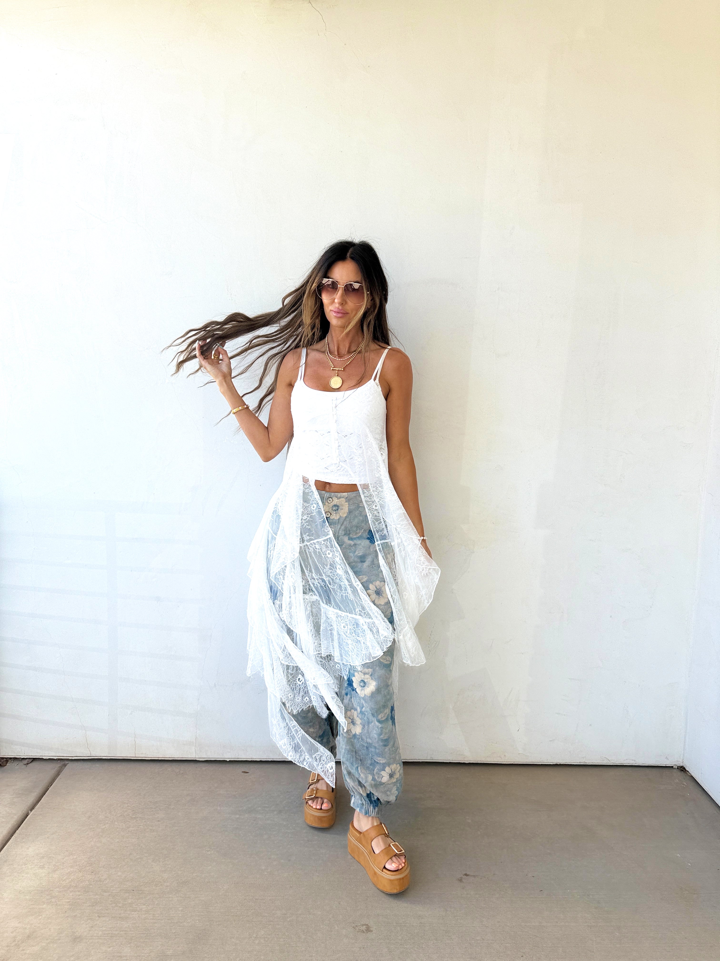 White Whisper Tank Duster