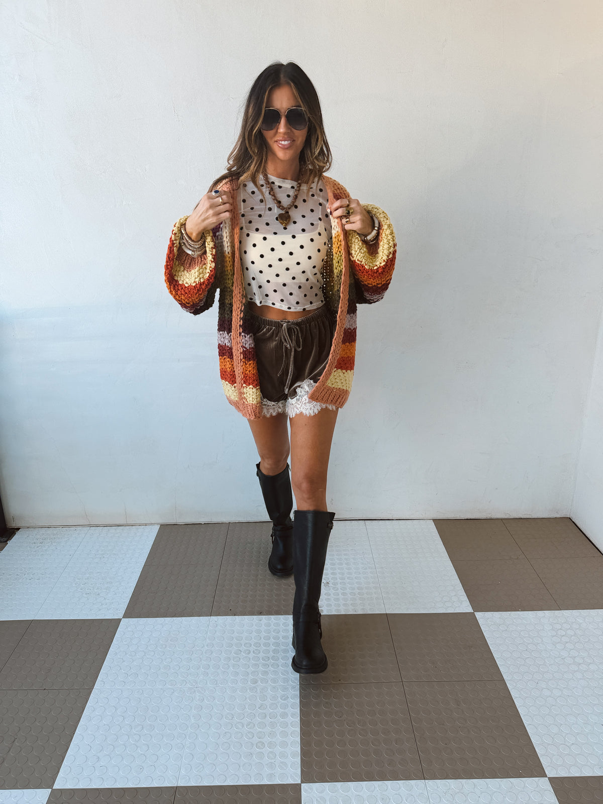 Pumpkin Spice Cardi