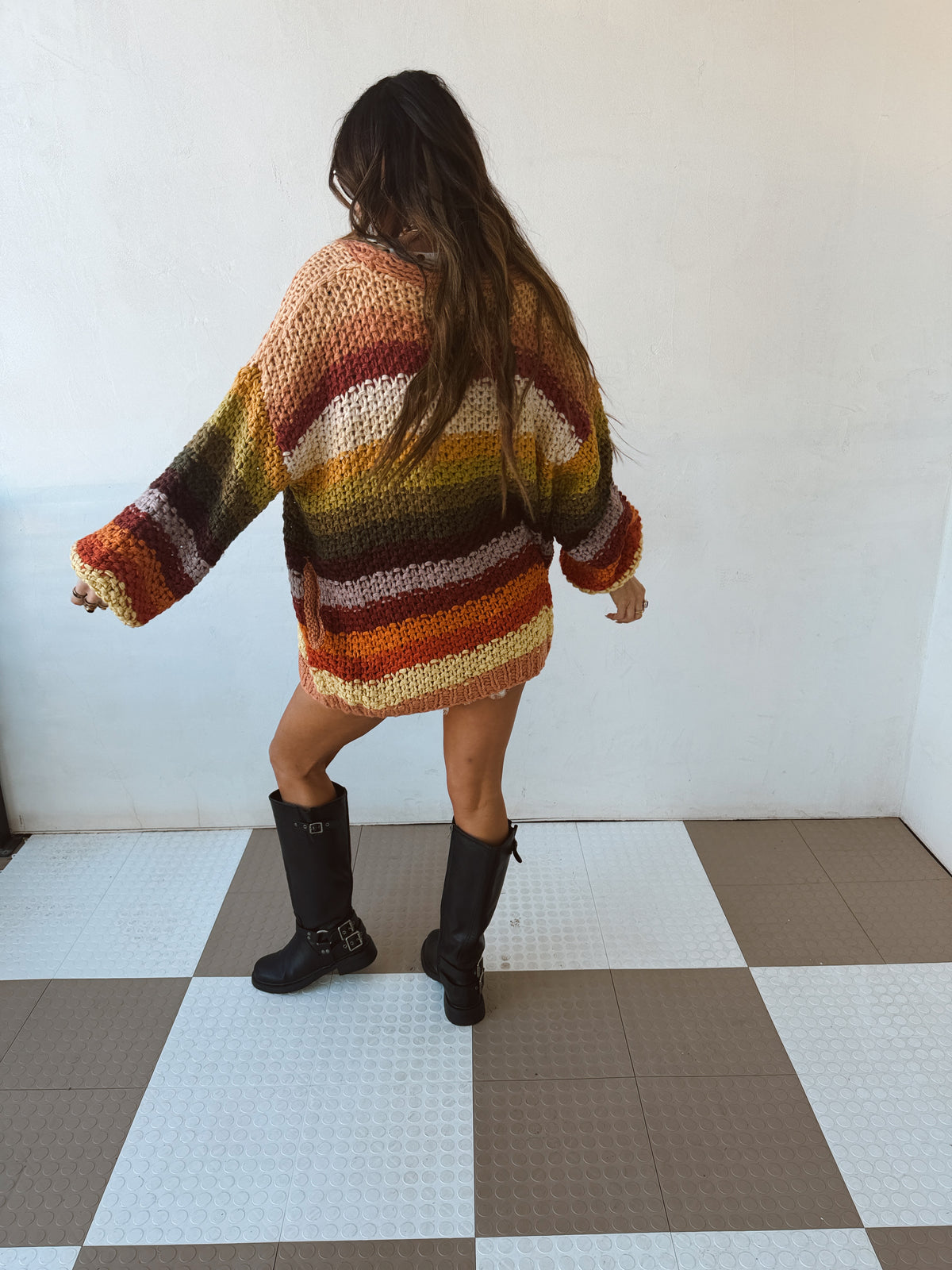 Pumpkin Spice Cardi