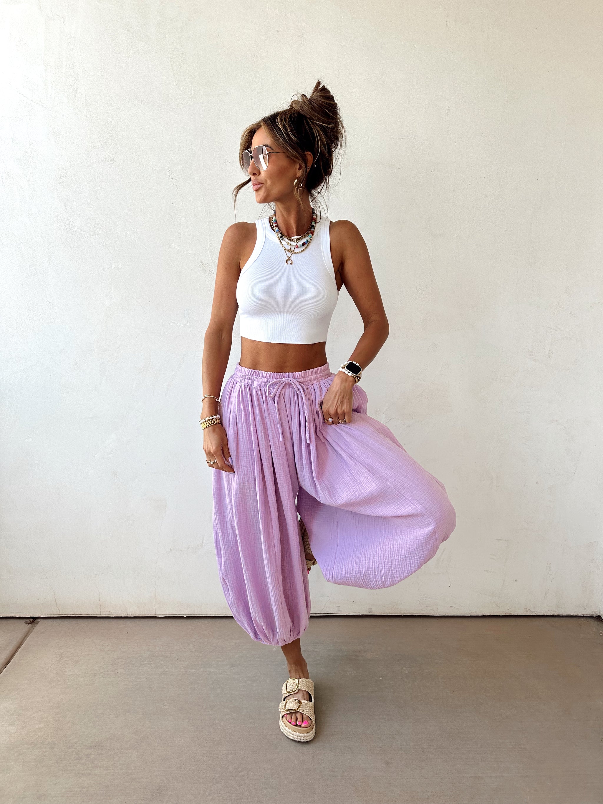 Orchid Balloon Pants – Copper + Cloth