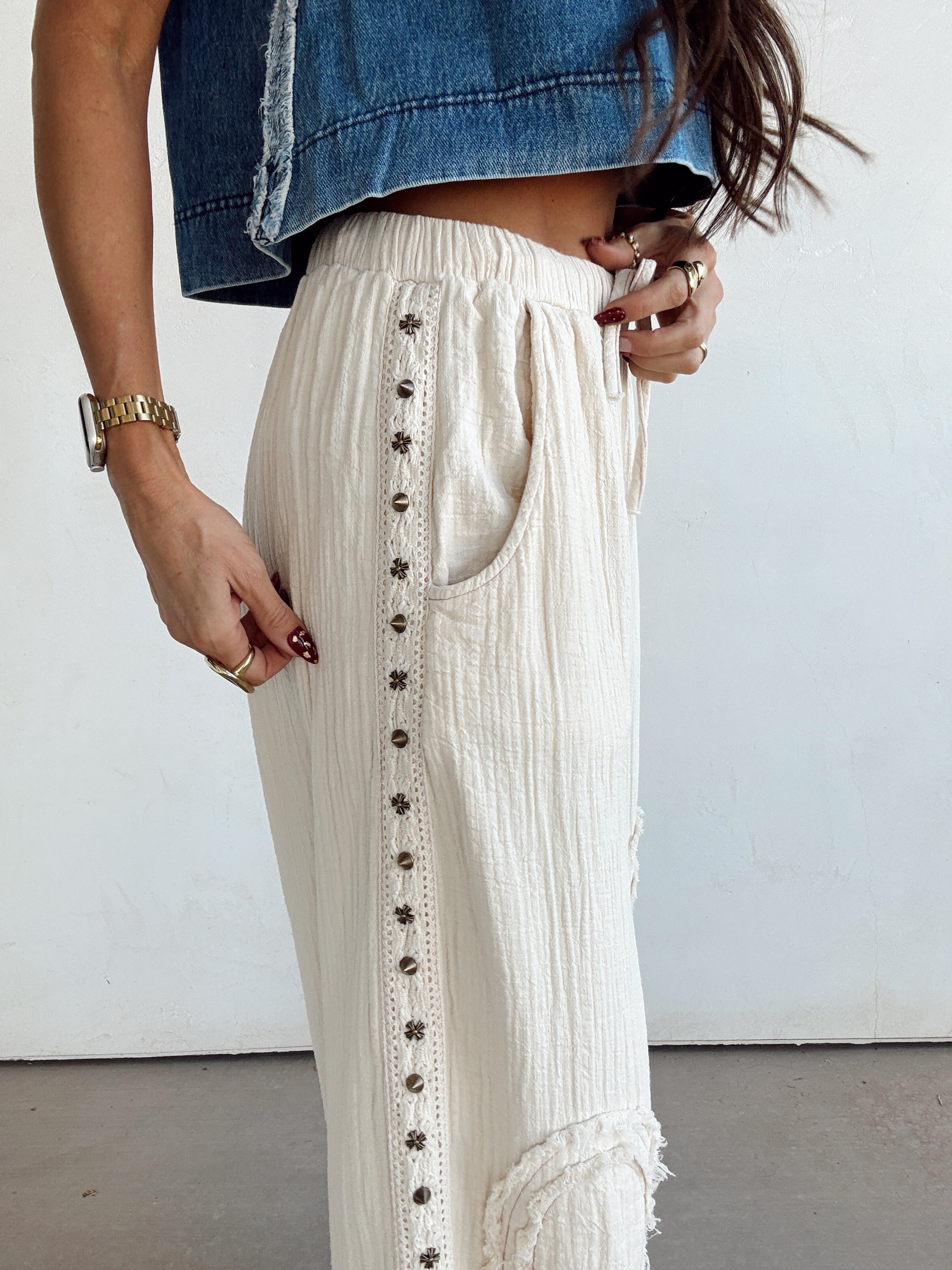 Hattie Studded joggers