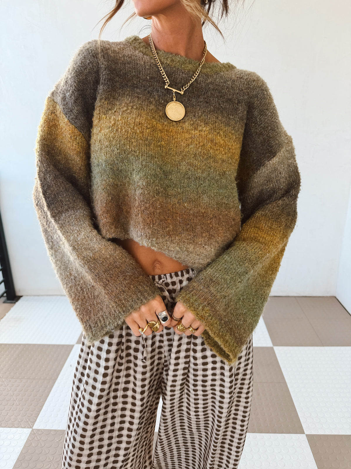 Ombré Skies Sweater