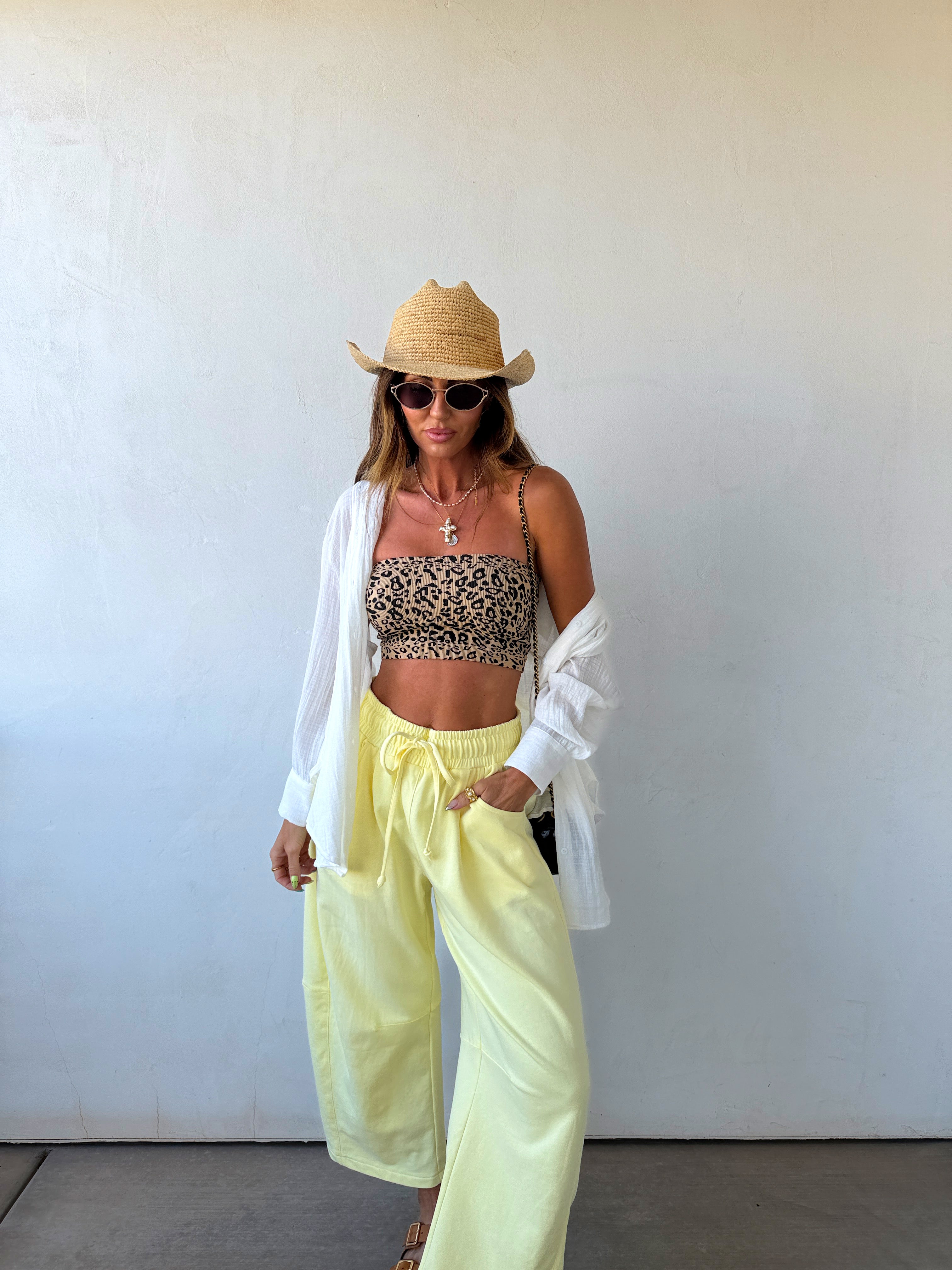 Leopard tube top