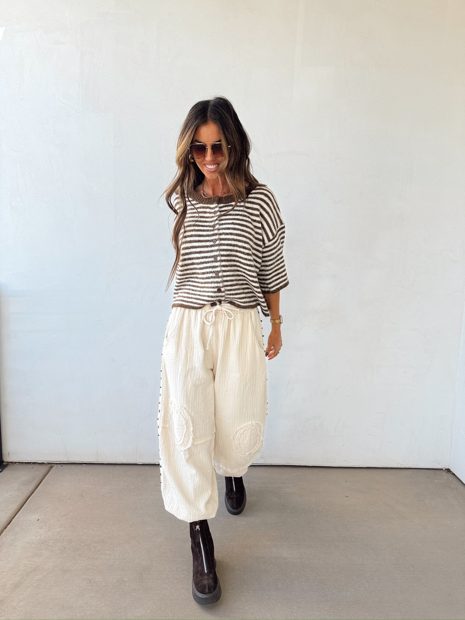 Hattie Studded joggers