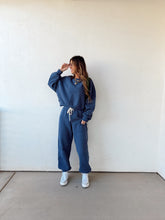 Load image into Gallery viewer, Varsity Sweat Set//Navy

