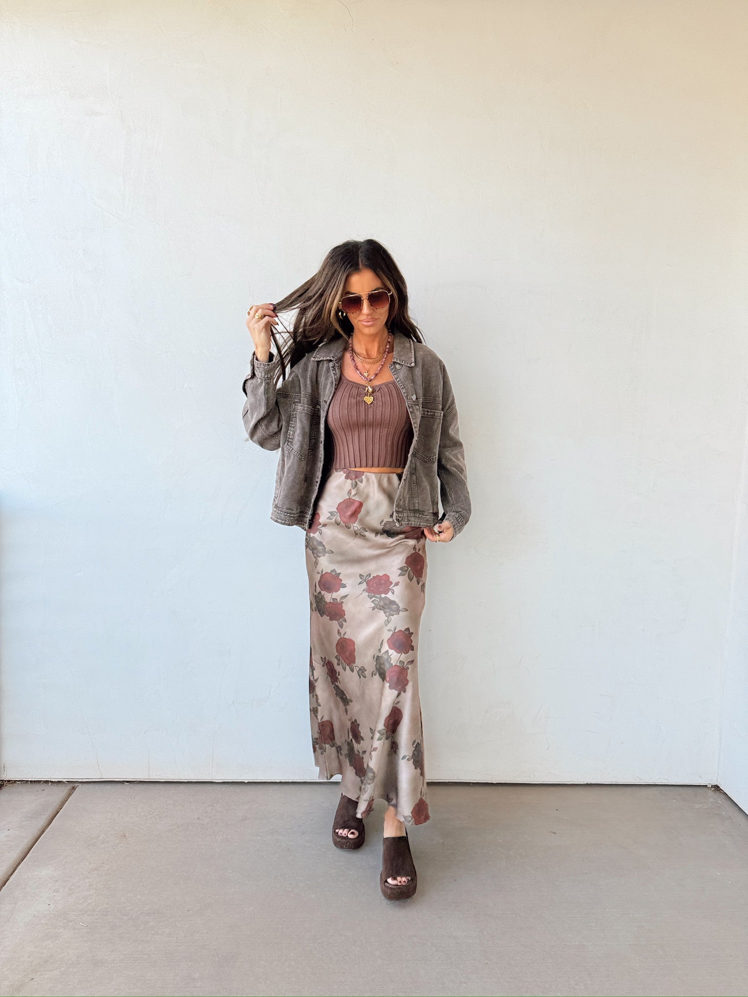 Satin Sanctuary Skirt