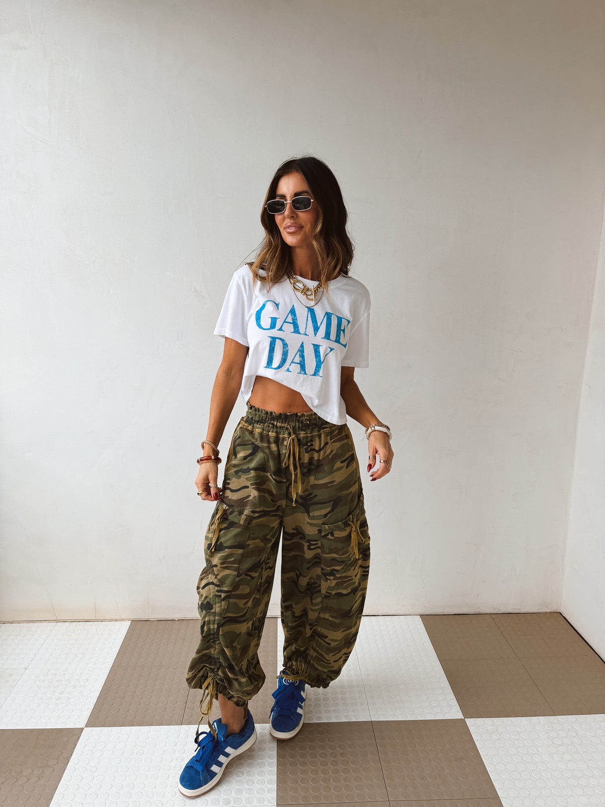 Game Day cropped Tee
