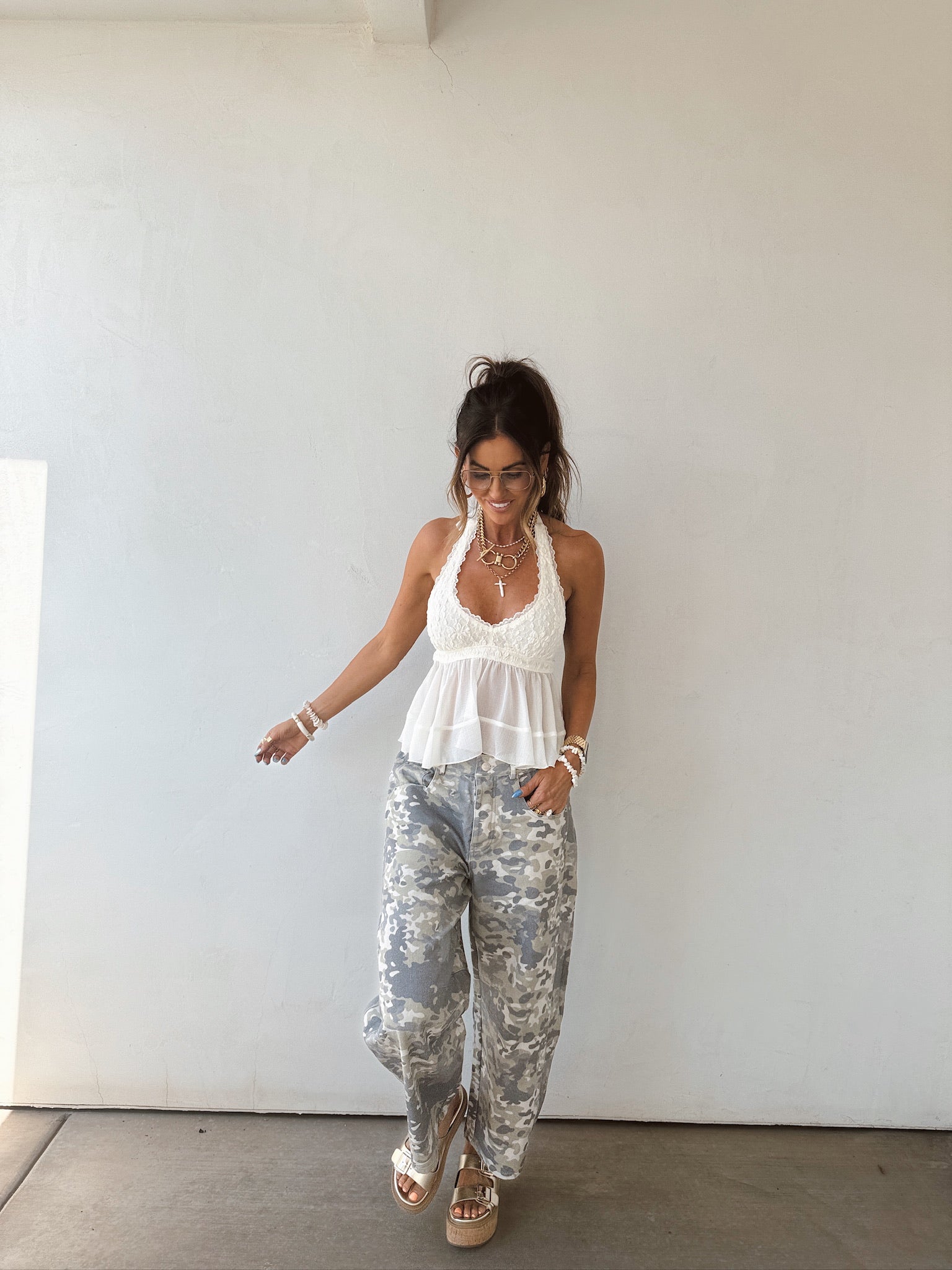 Luna Lace Halter Top