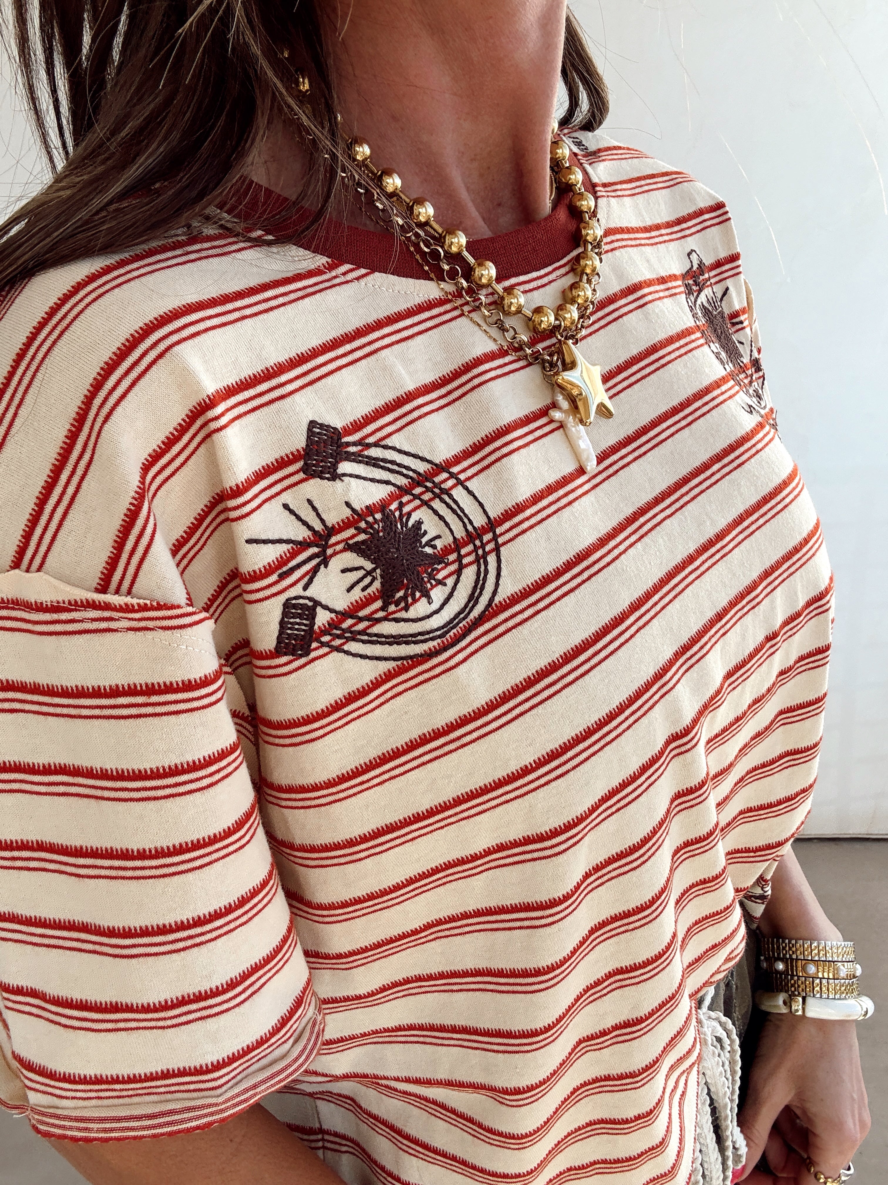 Lucky Lines Graphic Tee