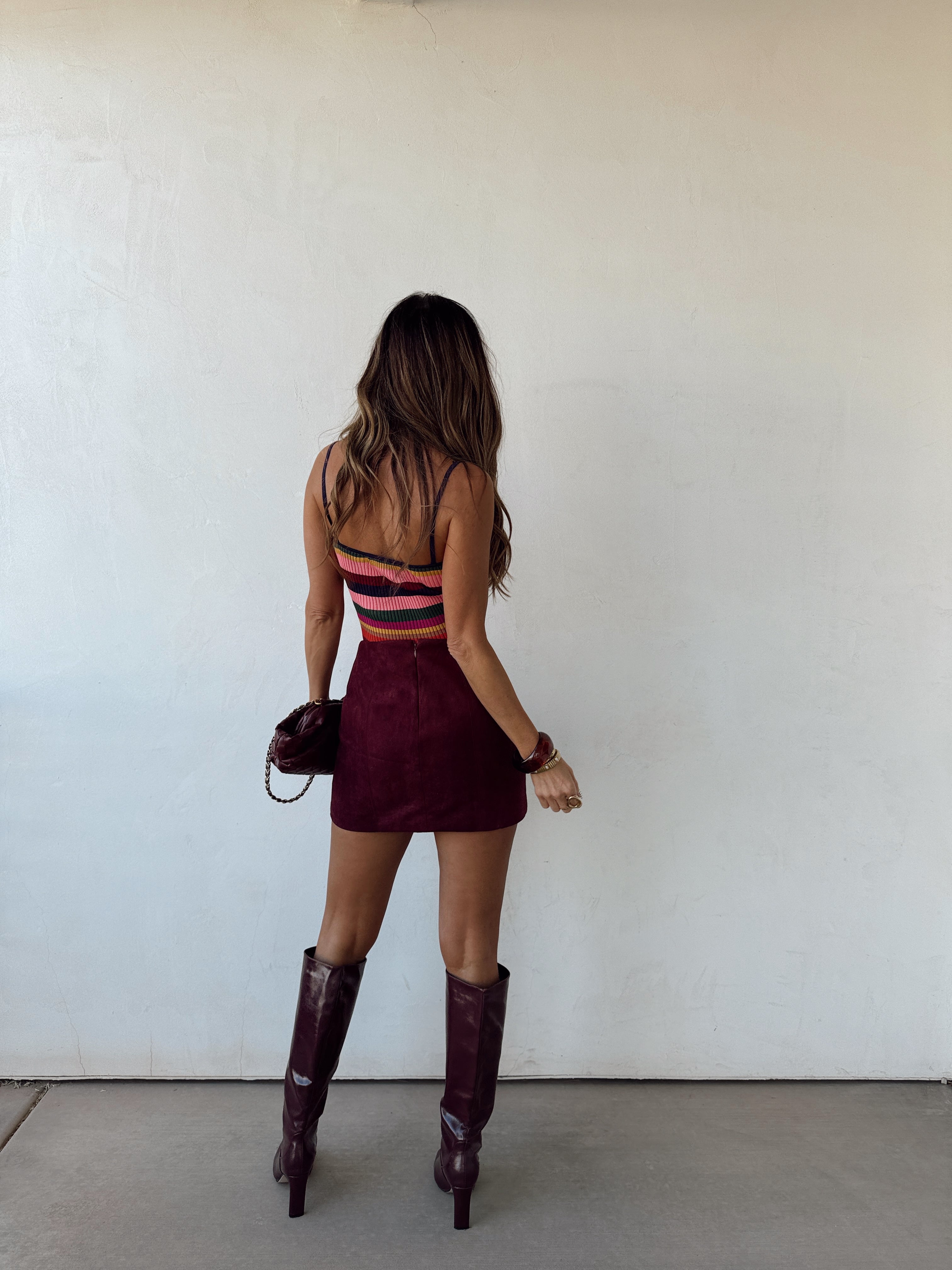 Red Wine Supernova Skirt