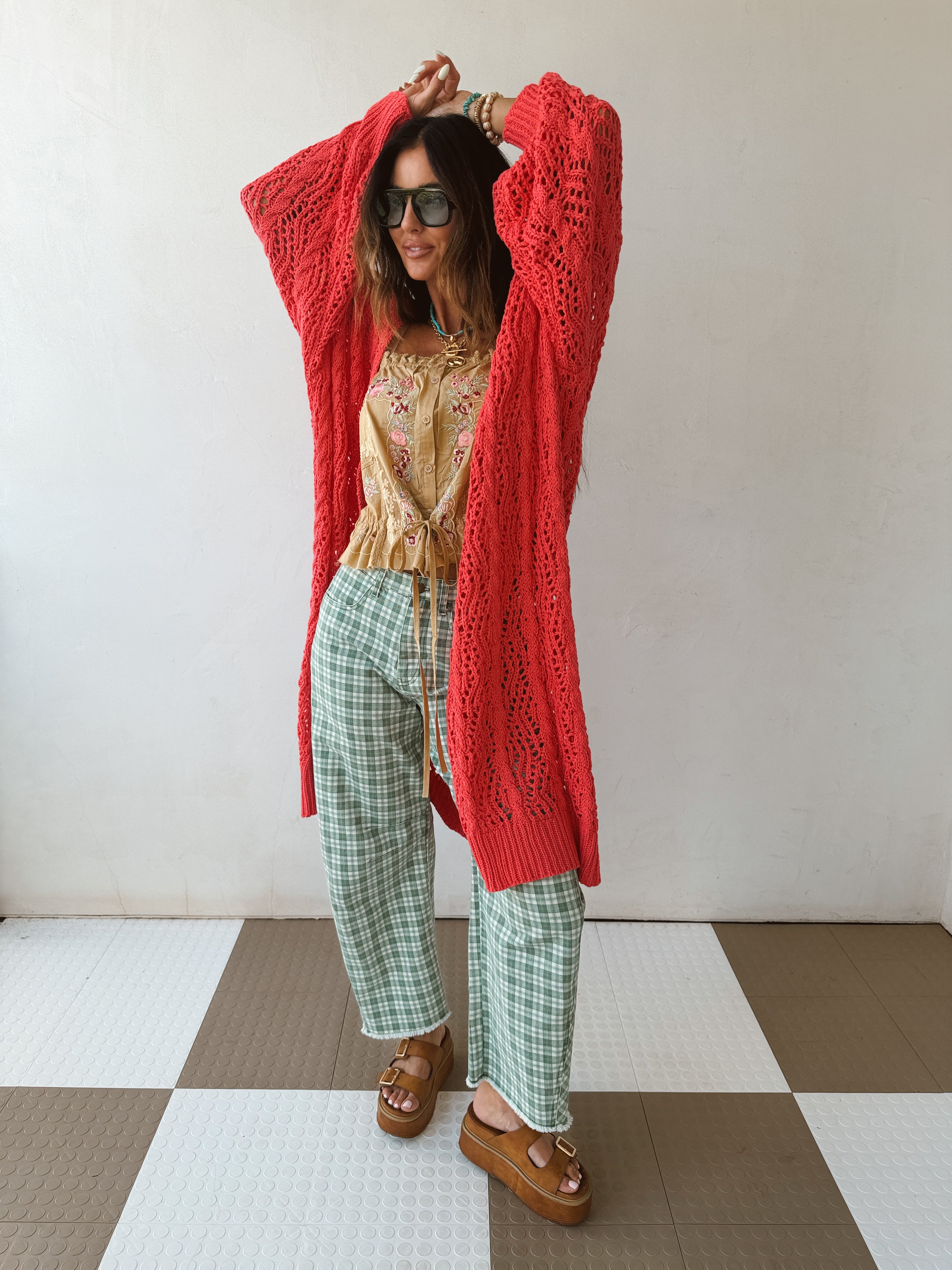 Raspberry Slush Cardigan